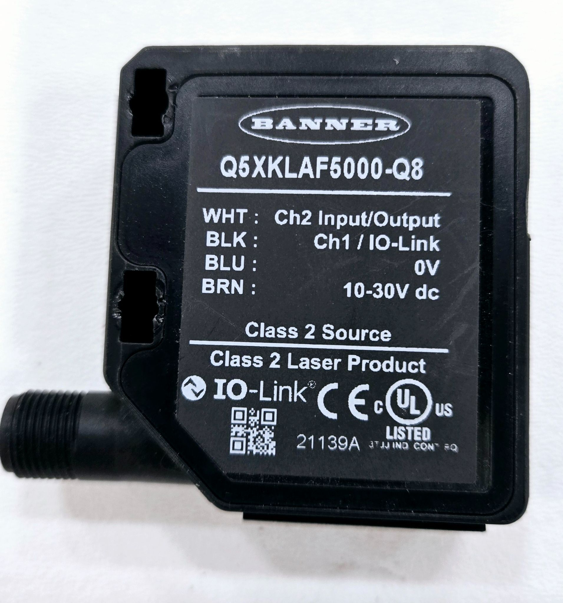 BANNER Q5XKLAF5000-Q8 ADJUSTABLE FIELD SENSOR USED 2