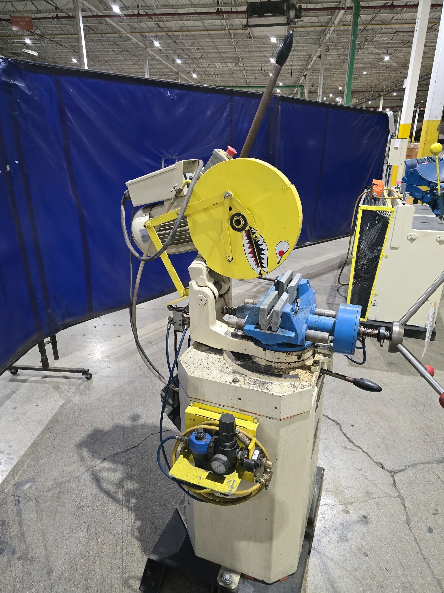SCOTCHMAN BEWO 350LT CIRCULAR COLD SAW METAL CUTTING USED 1