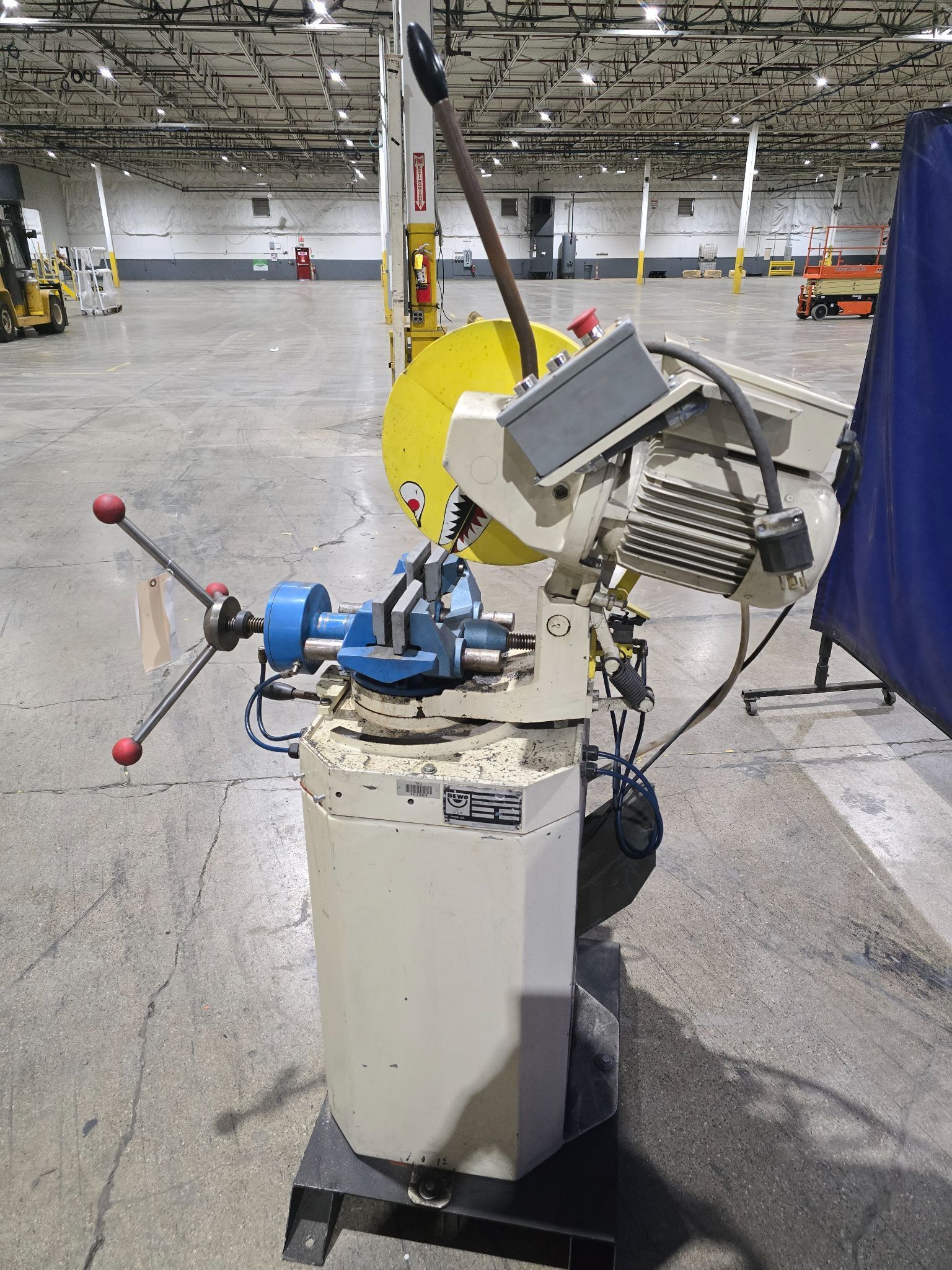SCOTCHMAN BEWO 350LT CIRCULAR COLD SAW METAL CUTTING USED 4