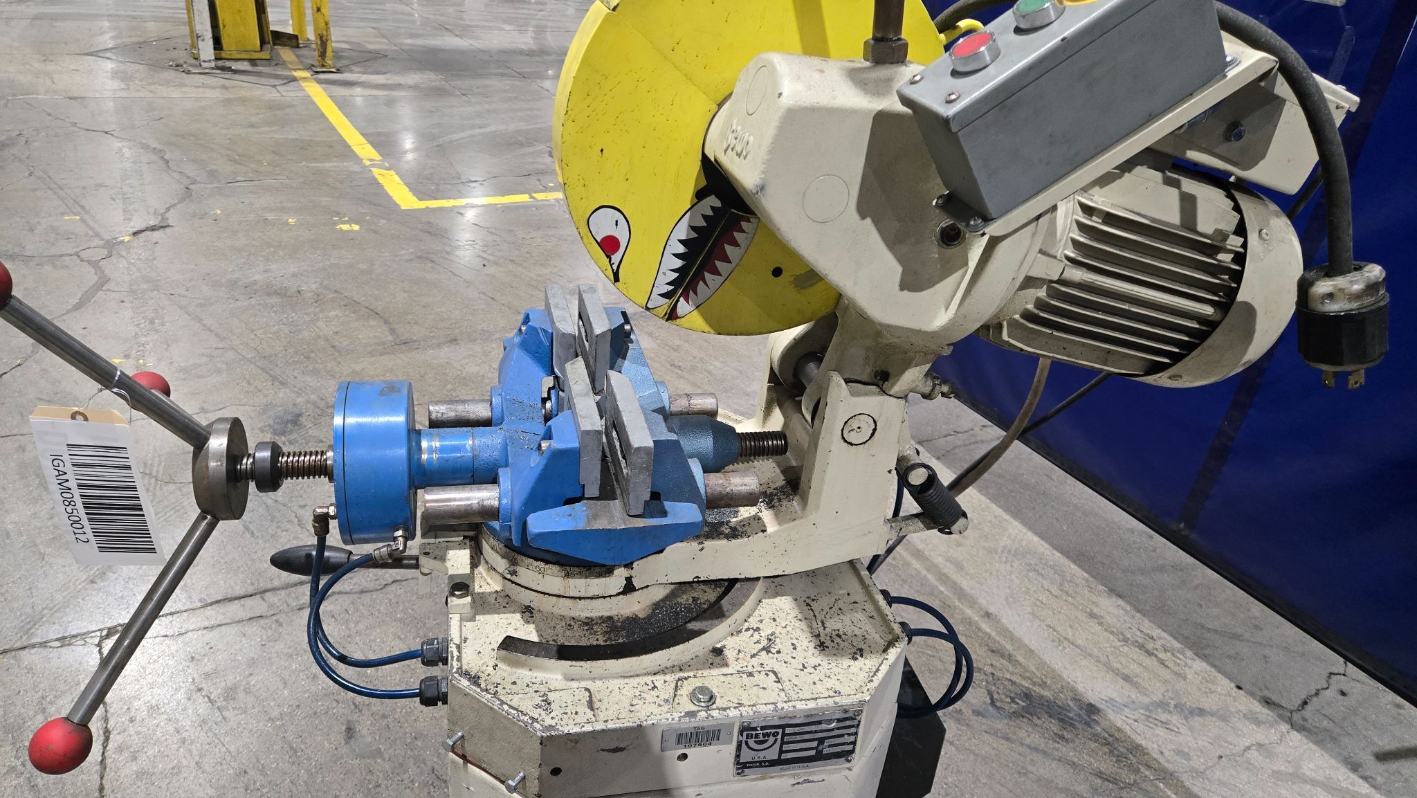 SCOTCHMAN BEWO 350LT CIRCULAR COLD SAW METAL CUTTING USED 10