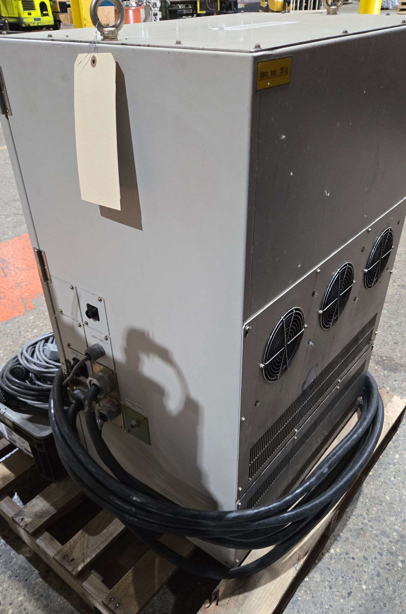 YASKAWA MOTOMAN UP130-RB00 INDUSTRIAL ROBOT ARM AND CONTROL CABINET USED 11