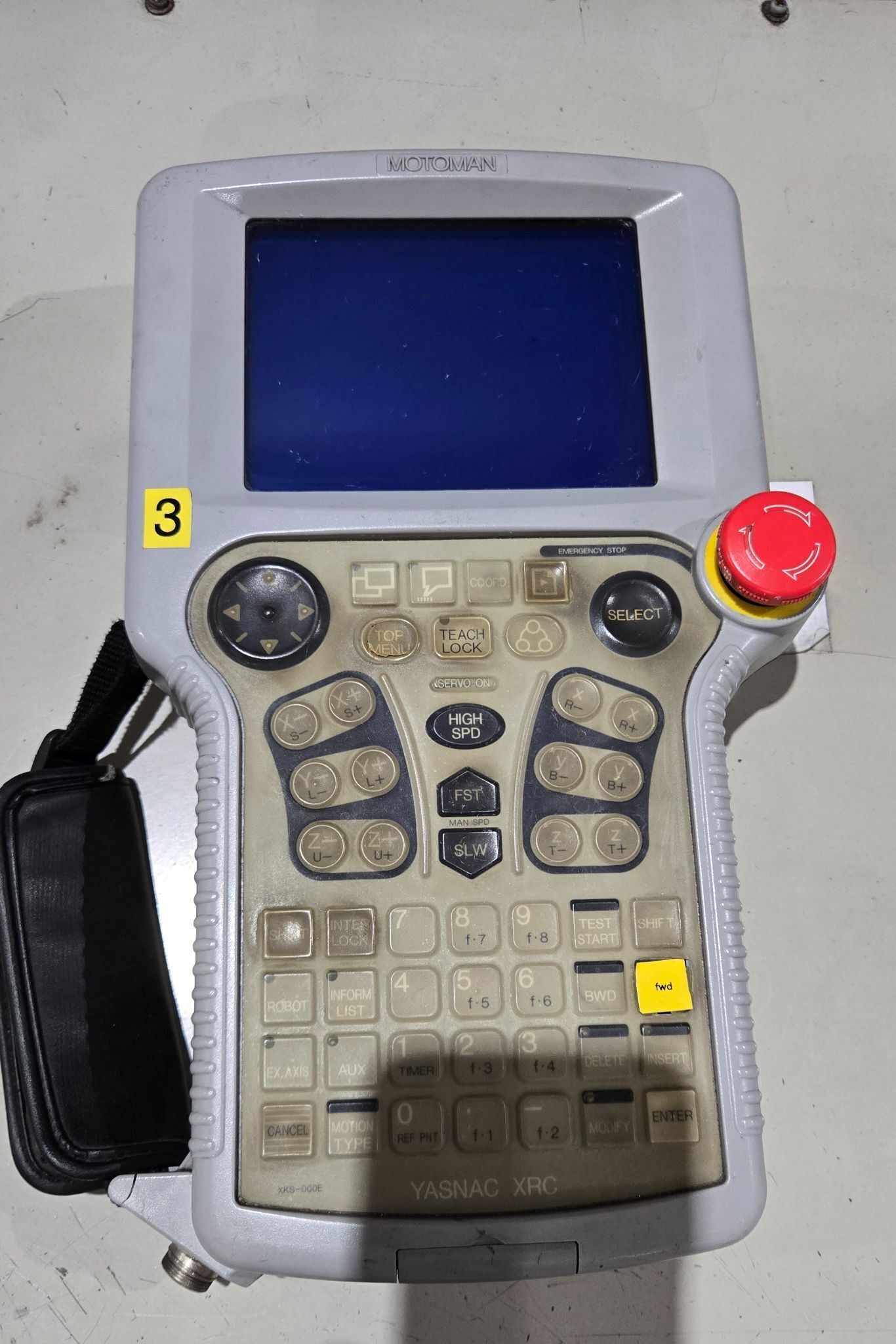 YASKAWA MOTOMAN UP130-RB00 INDUSTRIAL ROBOT ARM AND CONTROL CABINET USED 14
