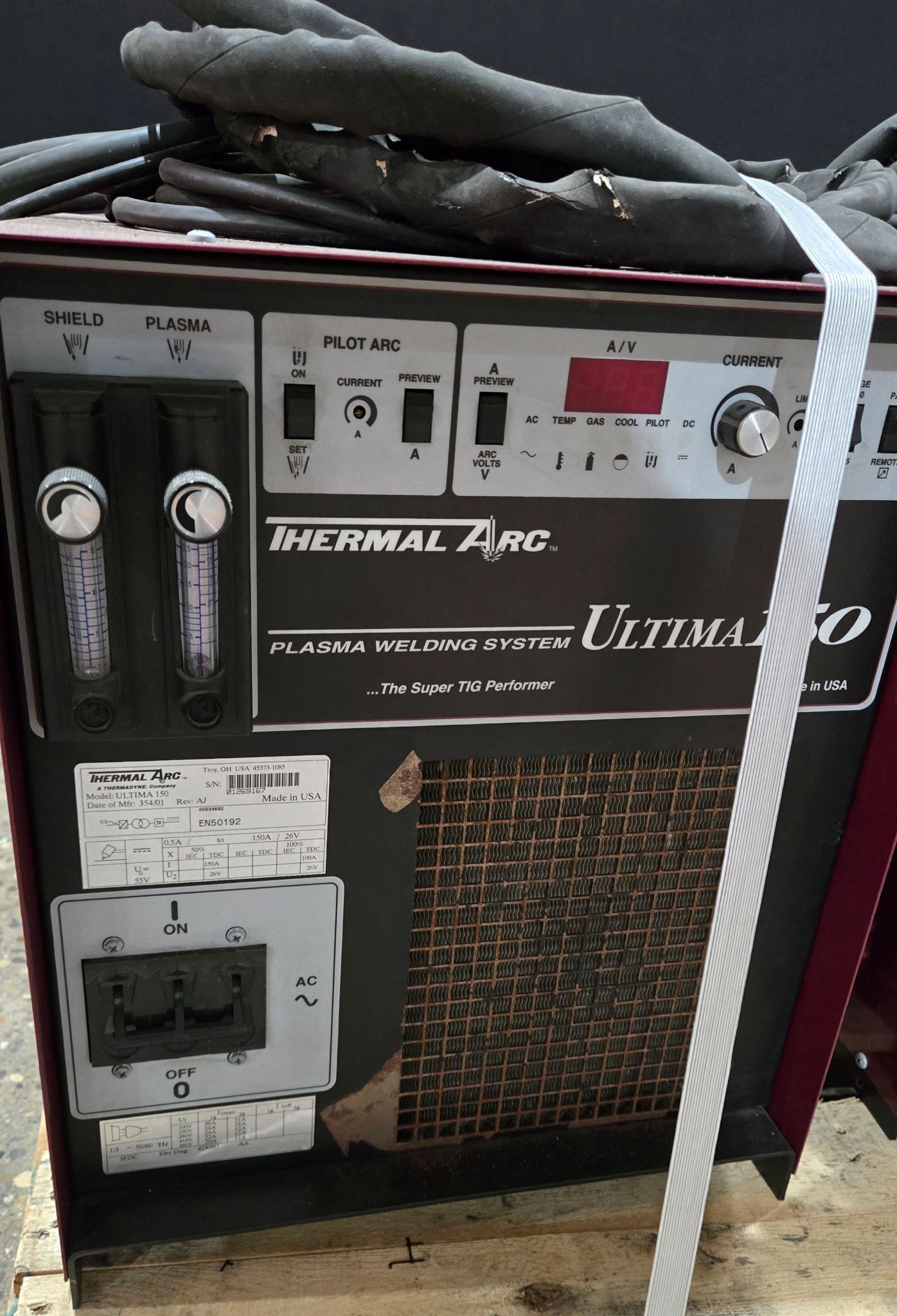 THERMAL ARC ULTIMA 150 PLASMA WELDER USED 1