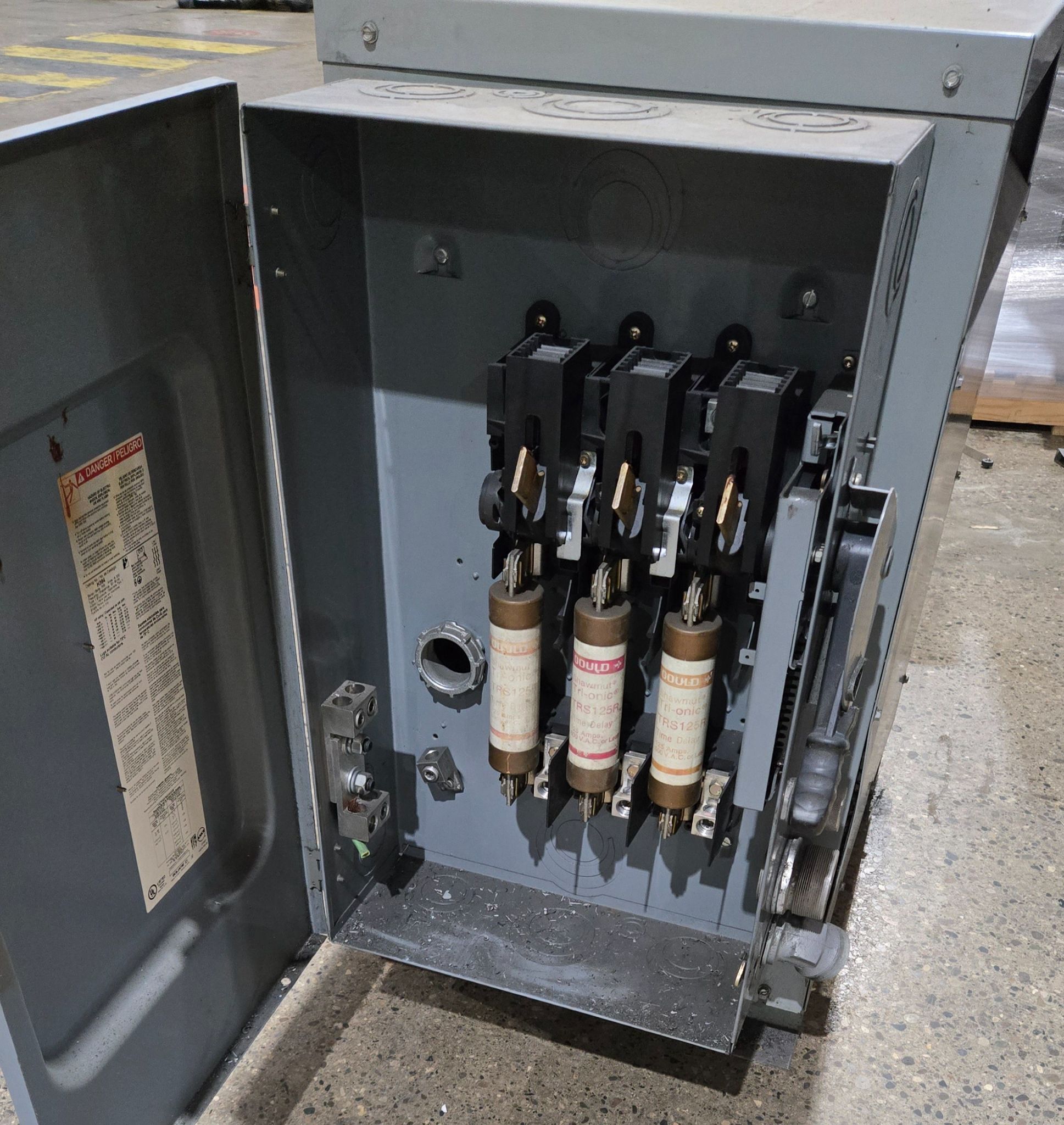 POWERTRAN 3PTN40-75K 480V 75KVA TRANSFORMER WITH DISCONNECT SWITCH 3
