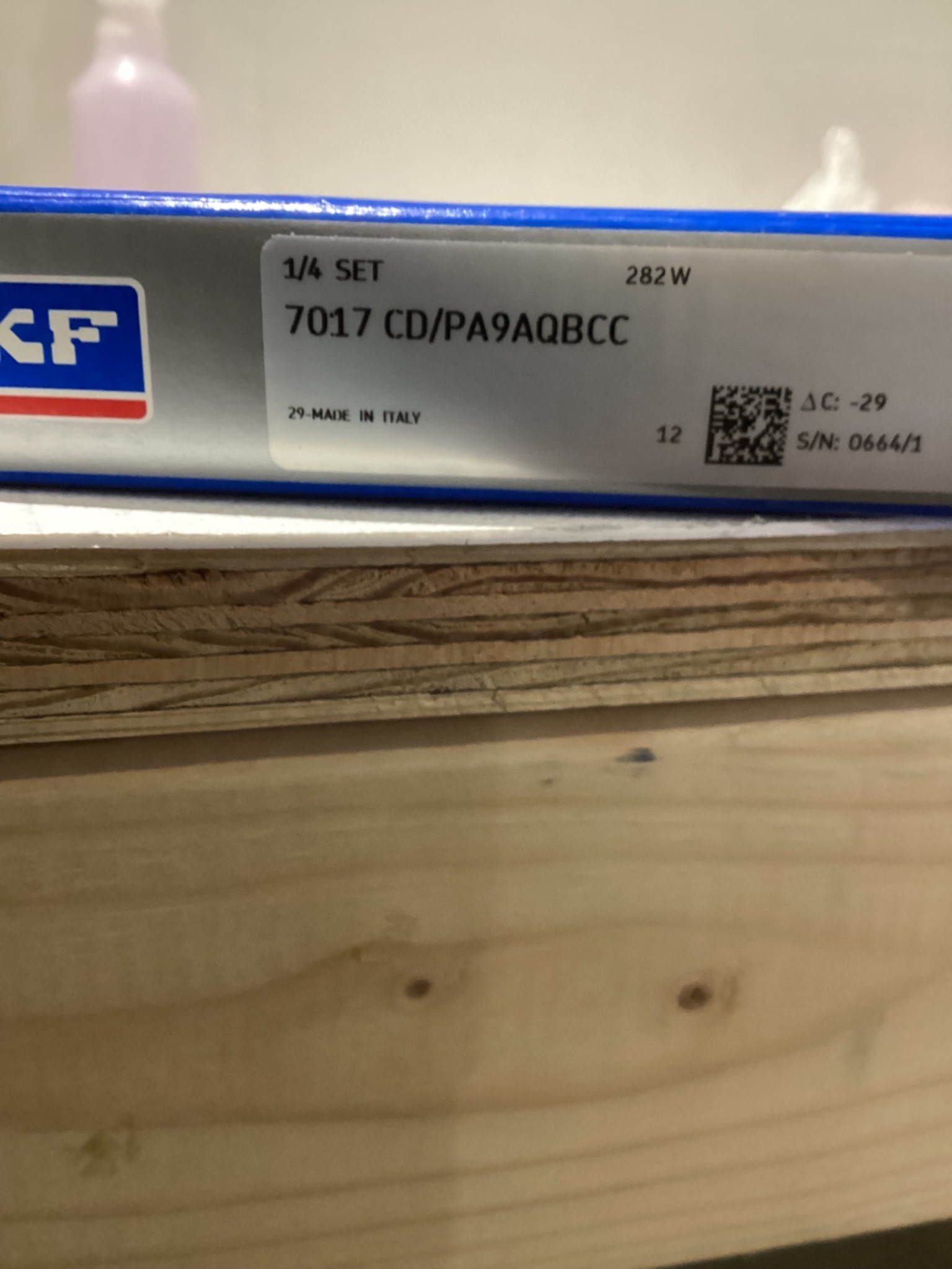 SKF SUPER PRECISION BEARING 7017 CD/PA9AQBCC NEW 2
