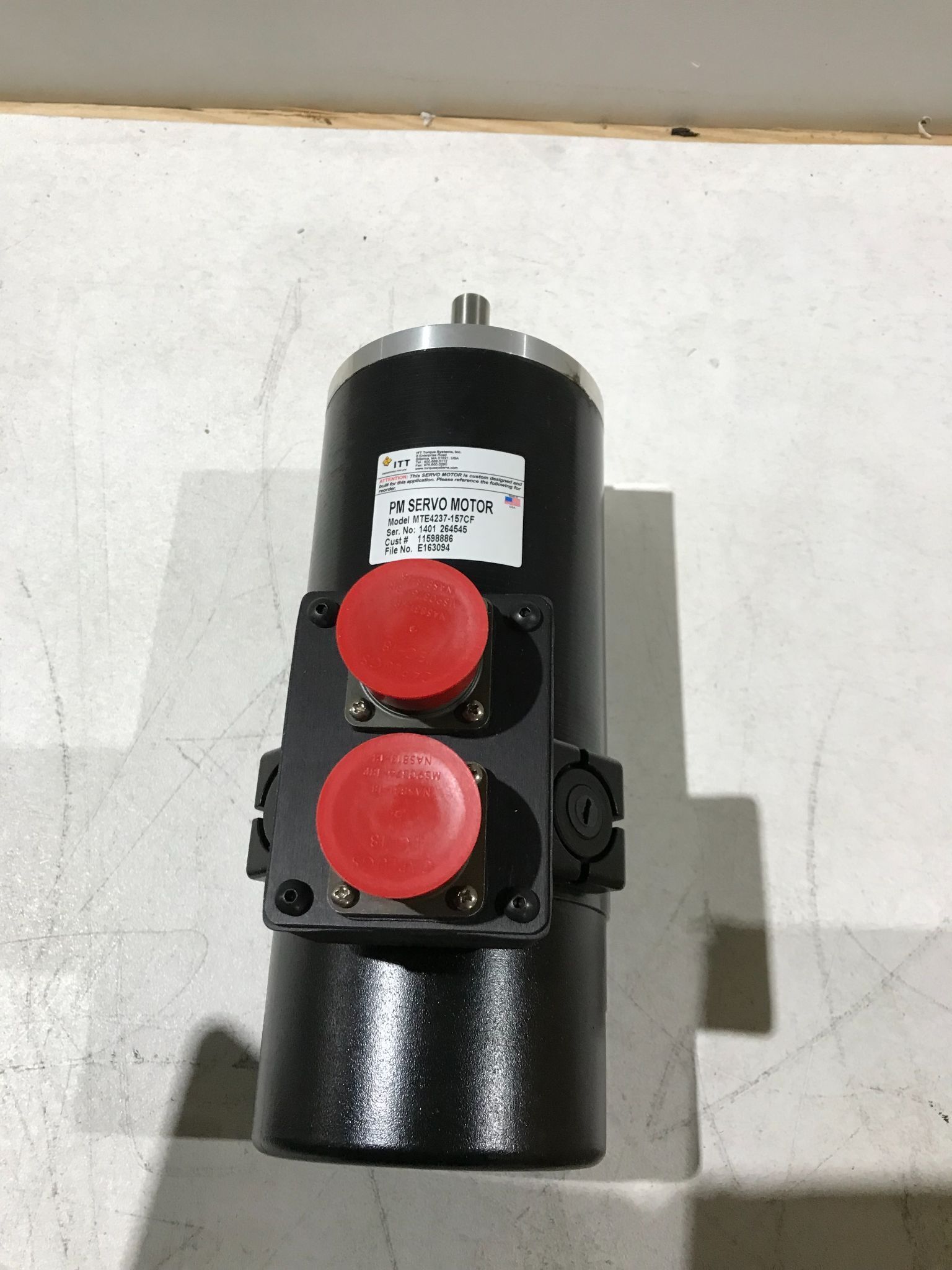 ITT TORQUE SYSTEMS MTE4237-157CF SERVO MOTOR NEW NO BOX 1