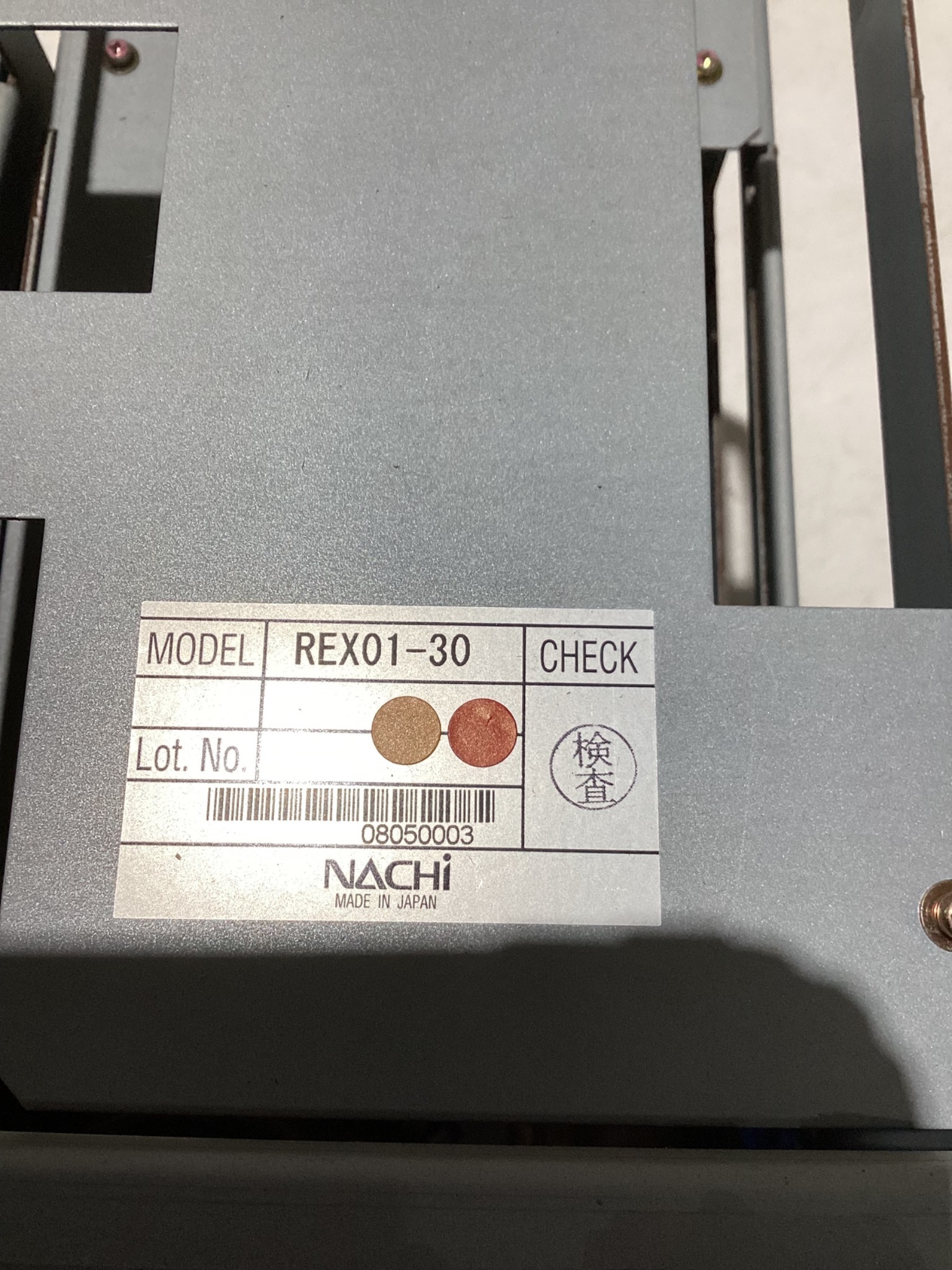 NACHI SERVO AMPLIFIER REX01-30 USED 2