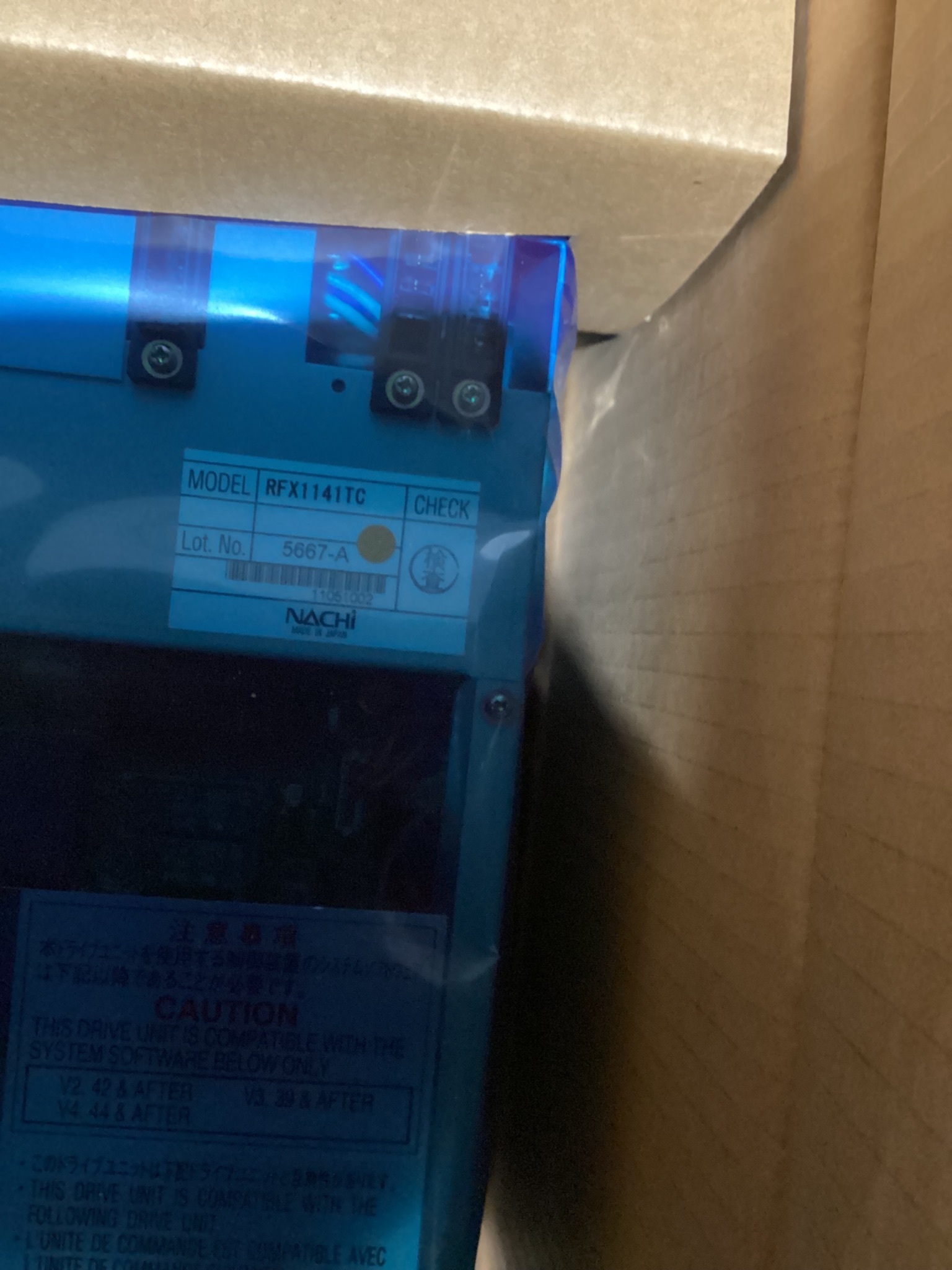 NACHI SERVO AMPLIFIER RFX1141TC NEW 3