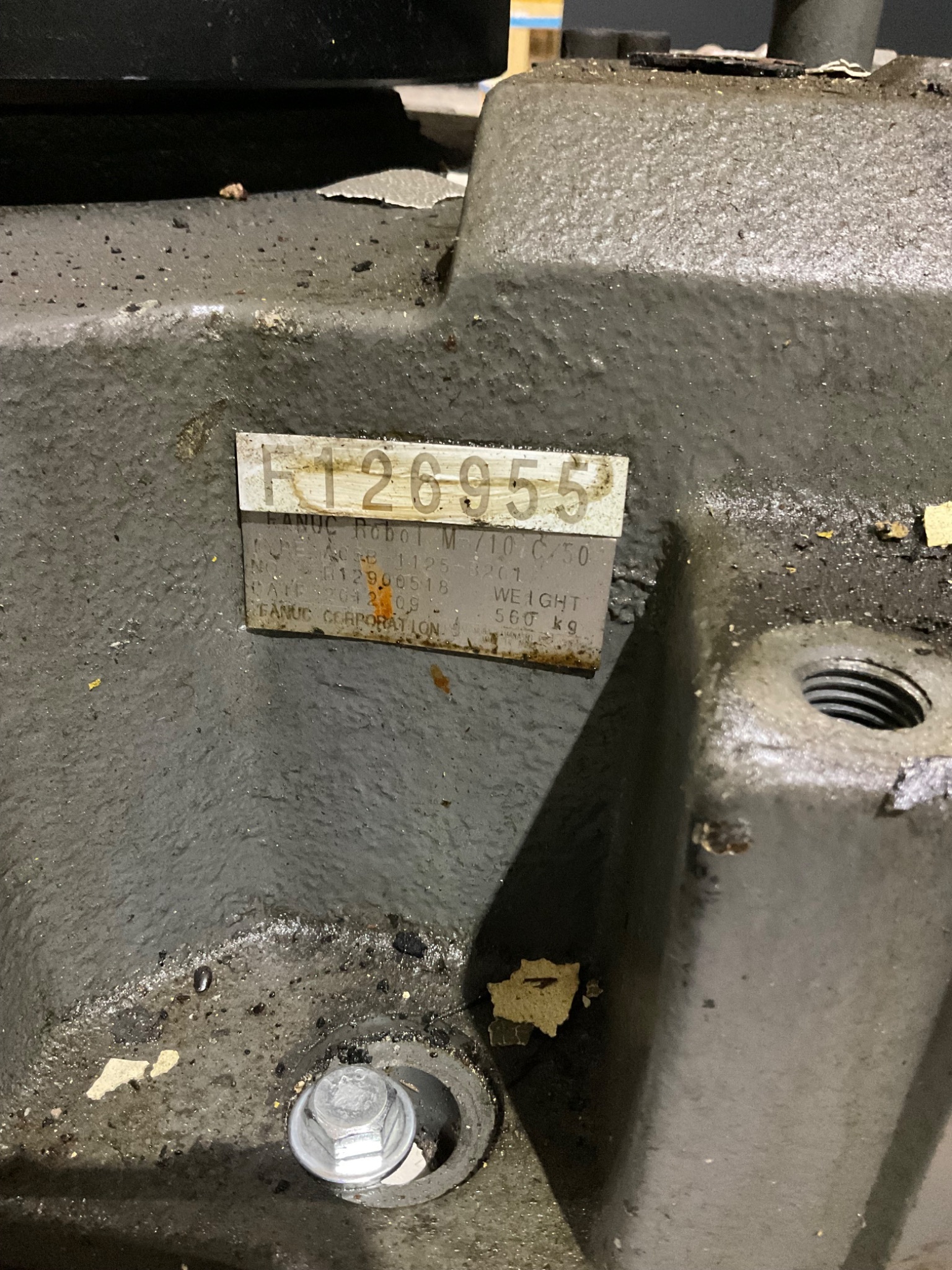 FANUC M-710iC/50 ROBOT + R-30iB CONTROLLER 2012 USED 2