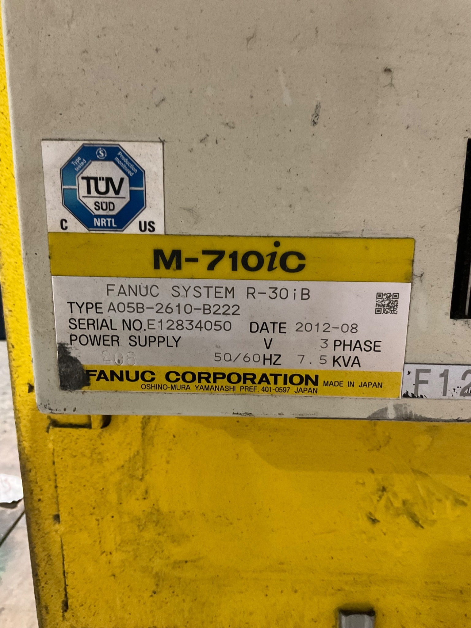 FANUC M-710iC/50 ROBOT + R-30iB CONTROLLER 2012 USED 1