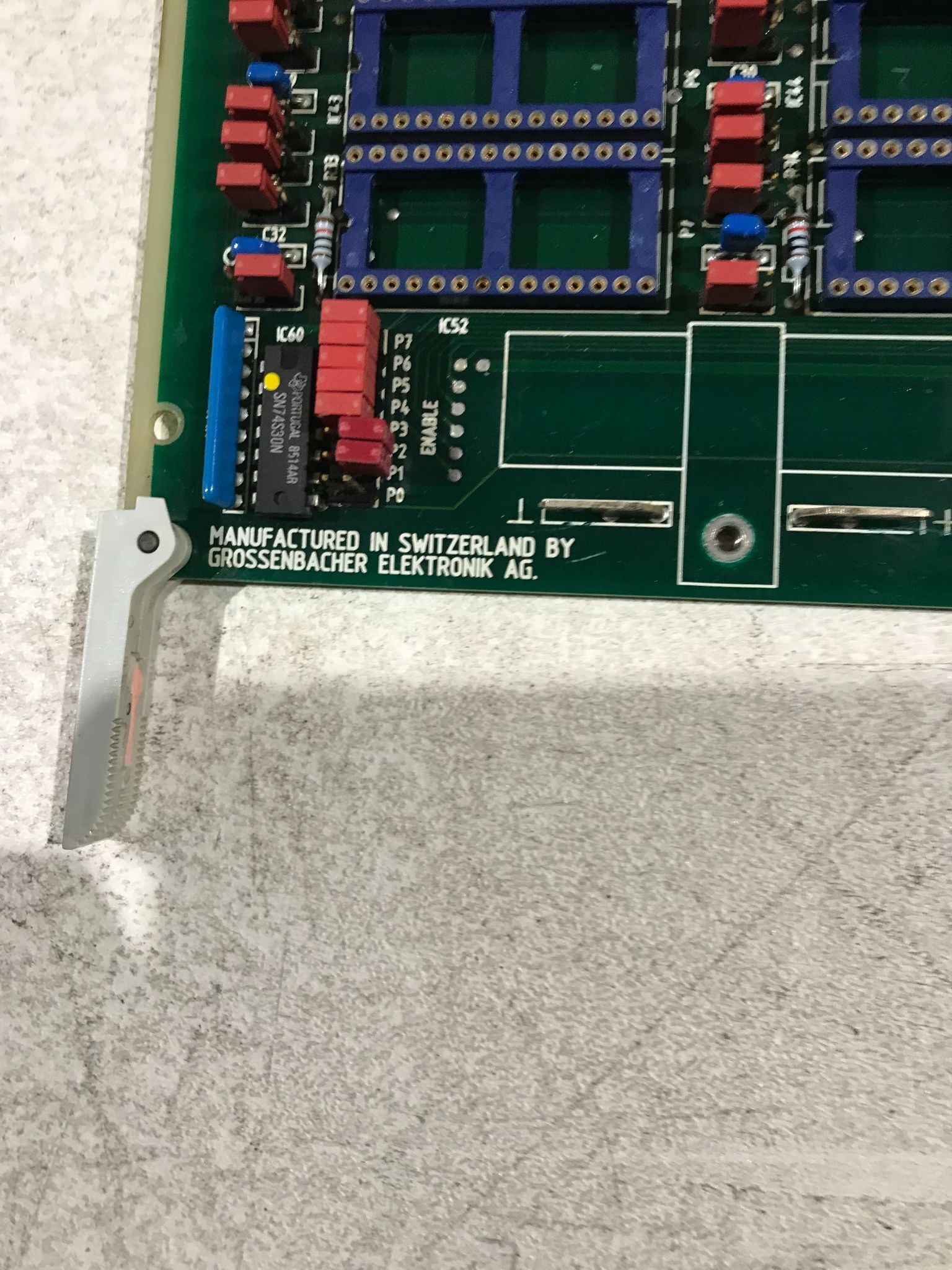 Grossenbacher CIRCUIT BOARD LG-NR.50 70 73 NEW 1