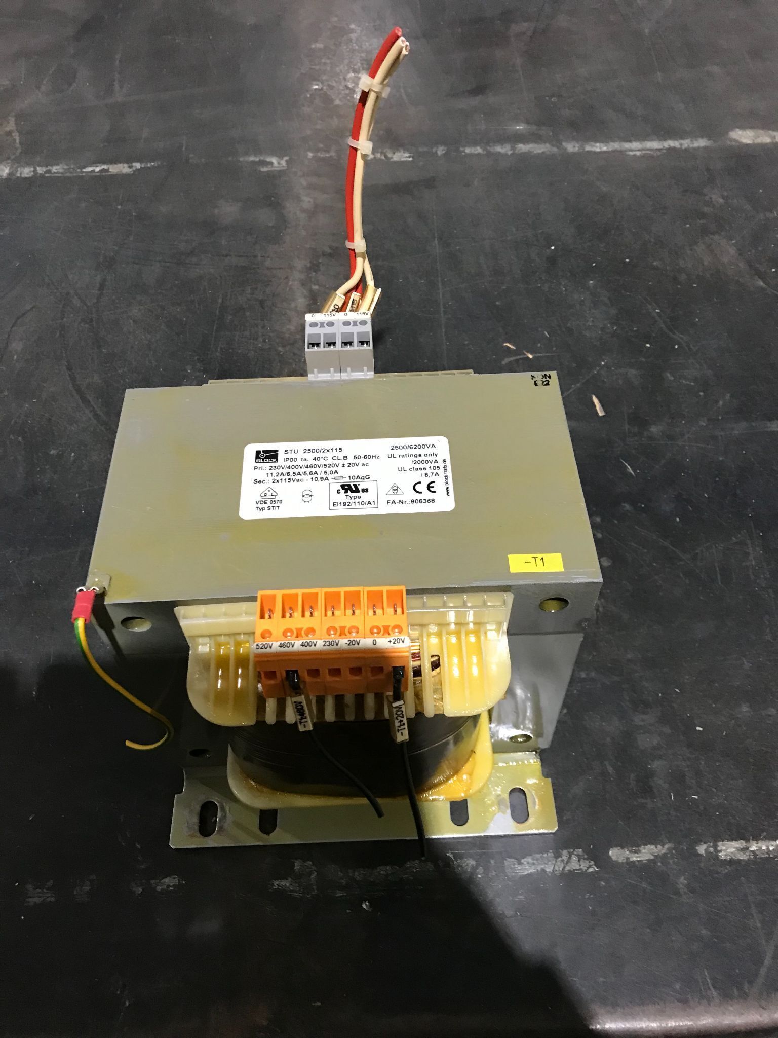 BLOCK STU500/2X115 TRANSFORMER USED NO BOX 1