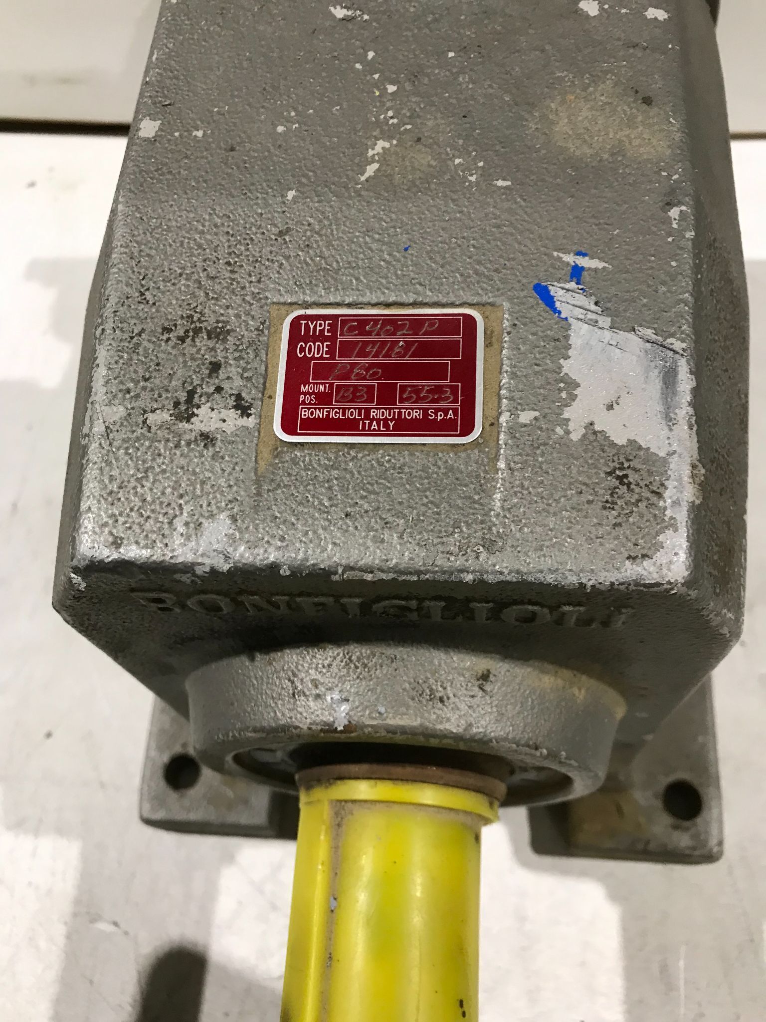 BONFIGIOLI GEARBOX C402P USED 2