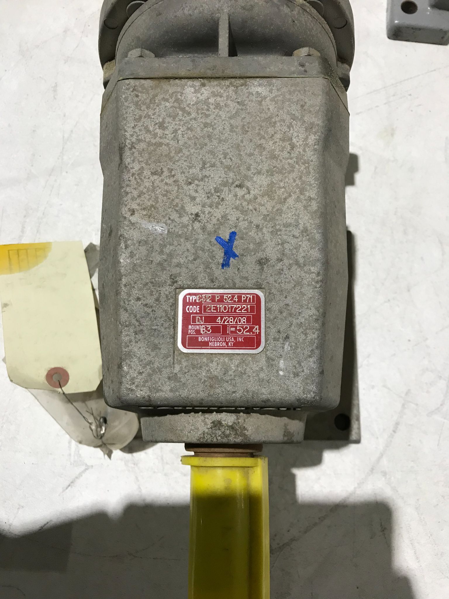 BONFIGIOLI GEARBOX C312P52.4P71 USED 3