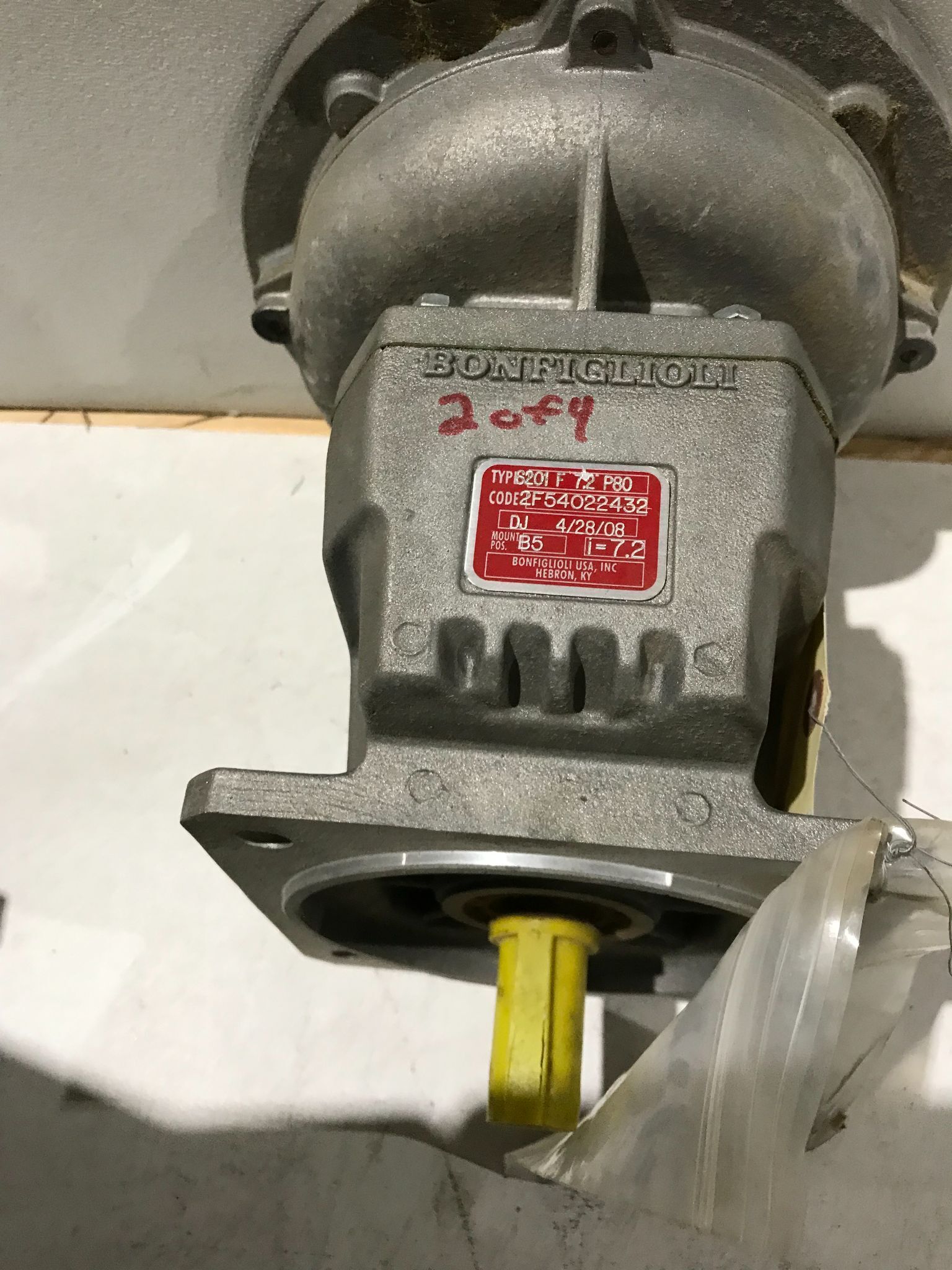 BONFIGIOLI GEARBOX S201F7.2P80 USED 1