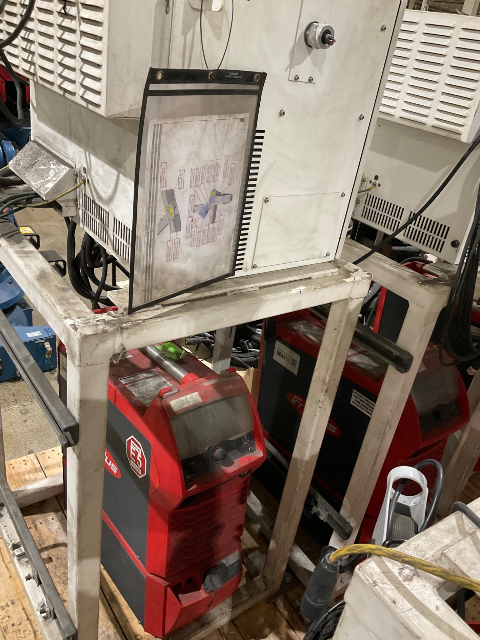 FANUC ARC MATE 120ID/12L ARC W R30IB CONTROLLER + FRONIUS TPS 400I WELDER 12