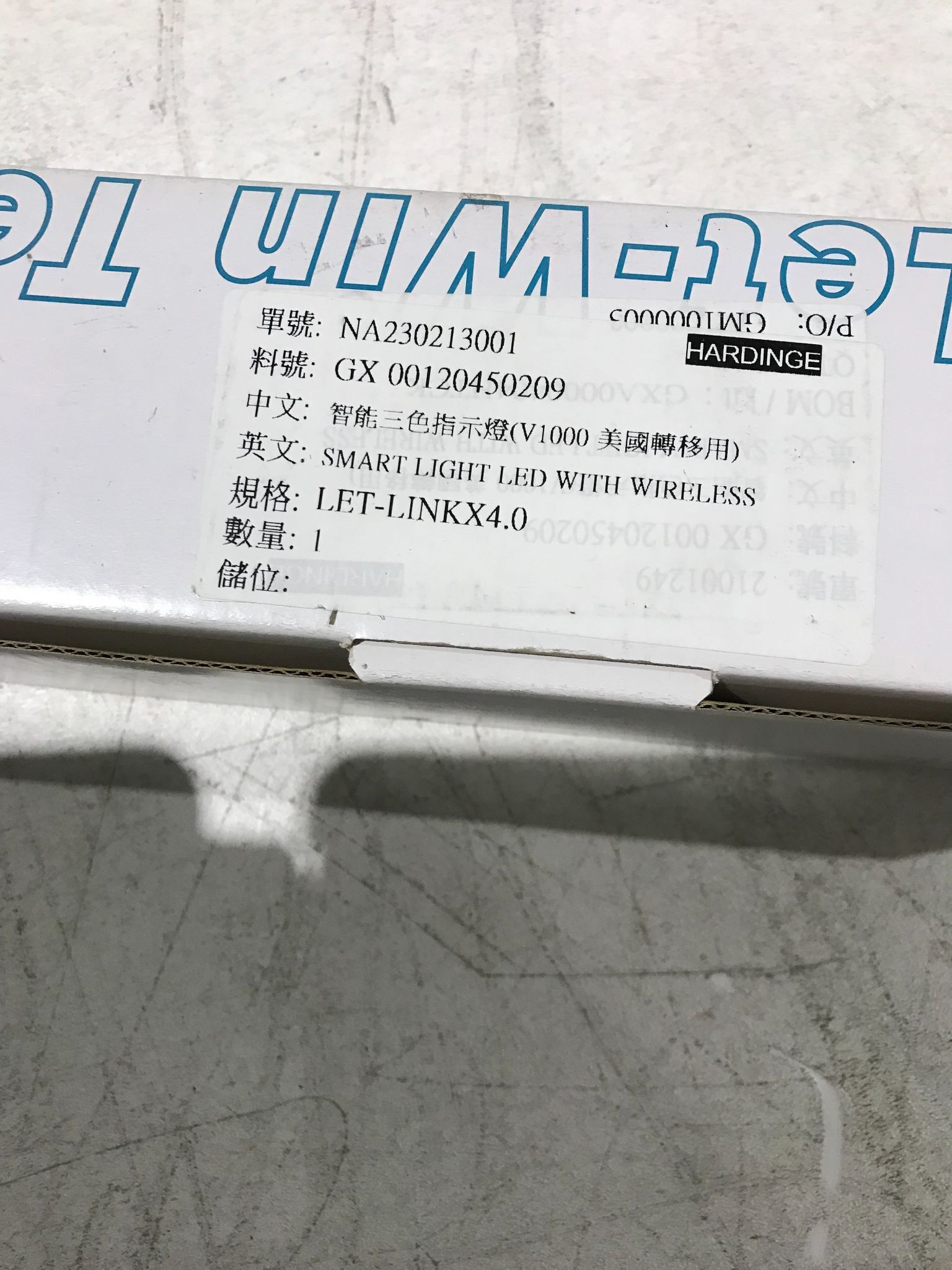 LET-WIN TECH LET-LINKX4.0 LED SIGNAL TOWER LIGHT NEW IN BOX 2
