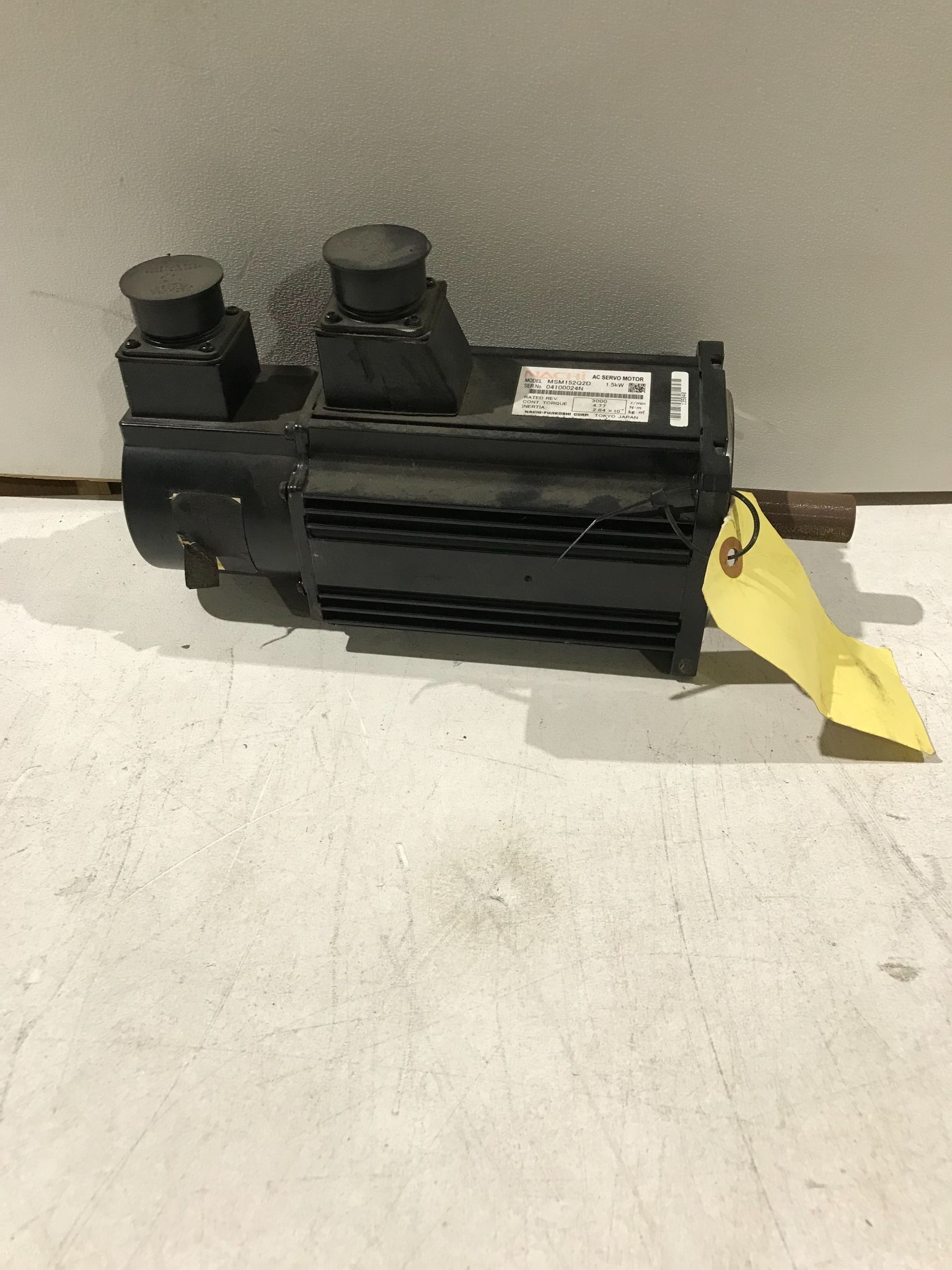 NACHI MSM152Q2D AC SERVO MOTOR USED 2