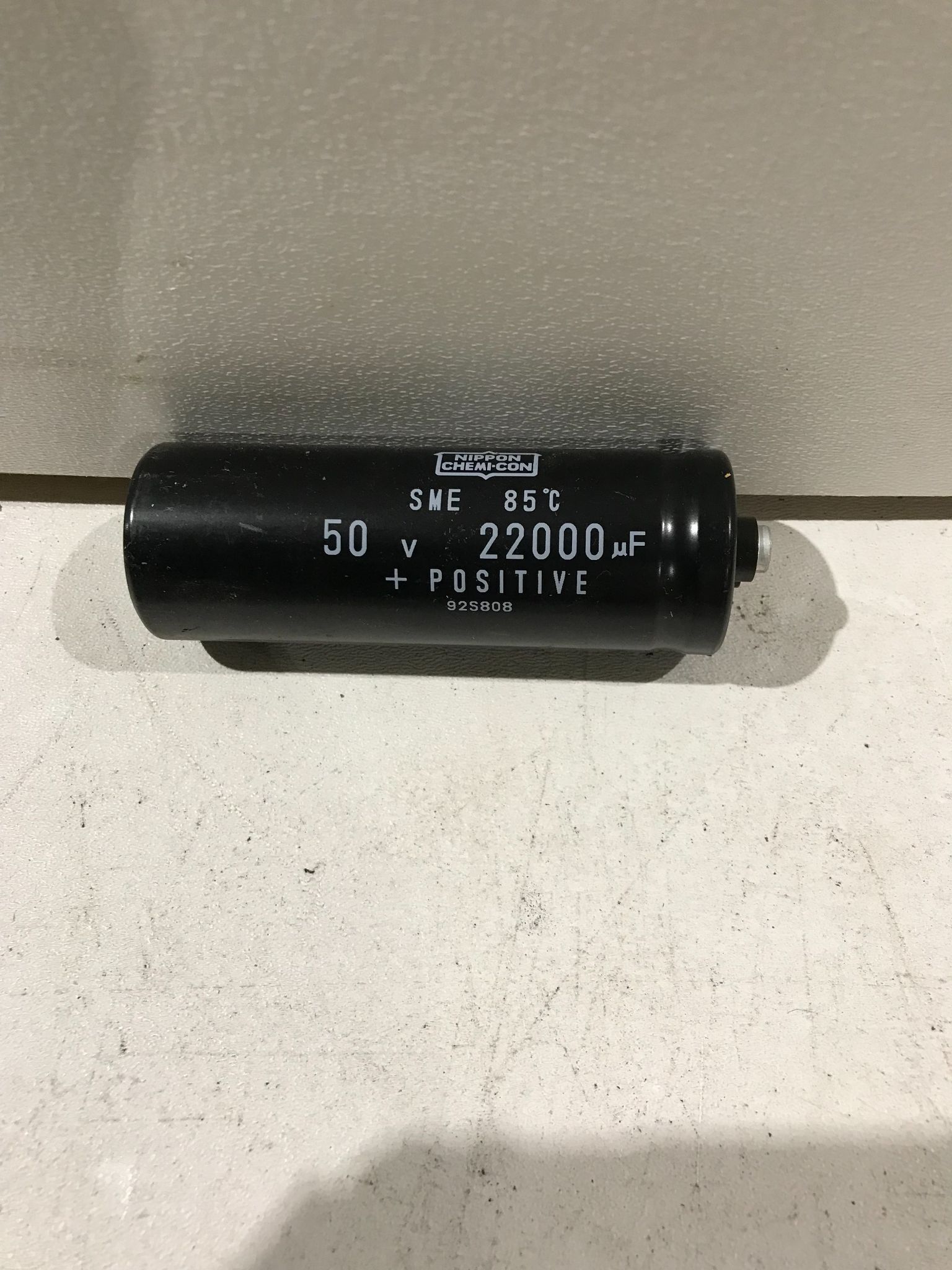NIPPON CHEMI-CON 92S808 CAPACITOR USED 2