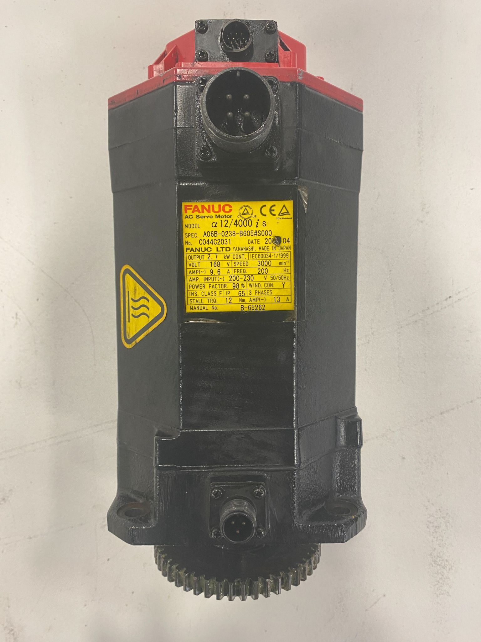 FANUC A06B-0238-B605#S000 SERVO MOTORS USED 0