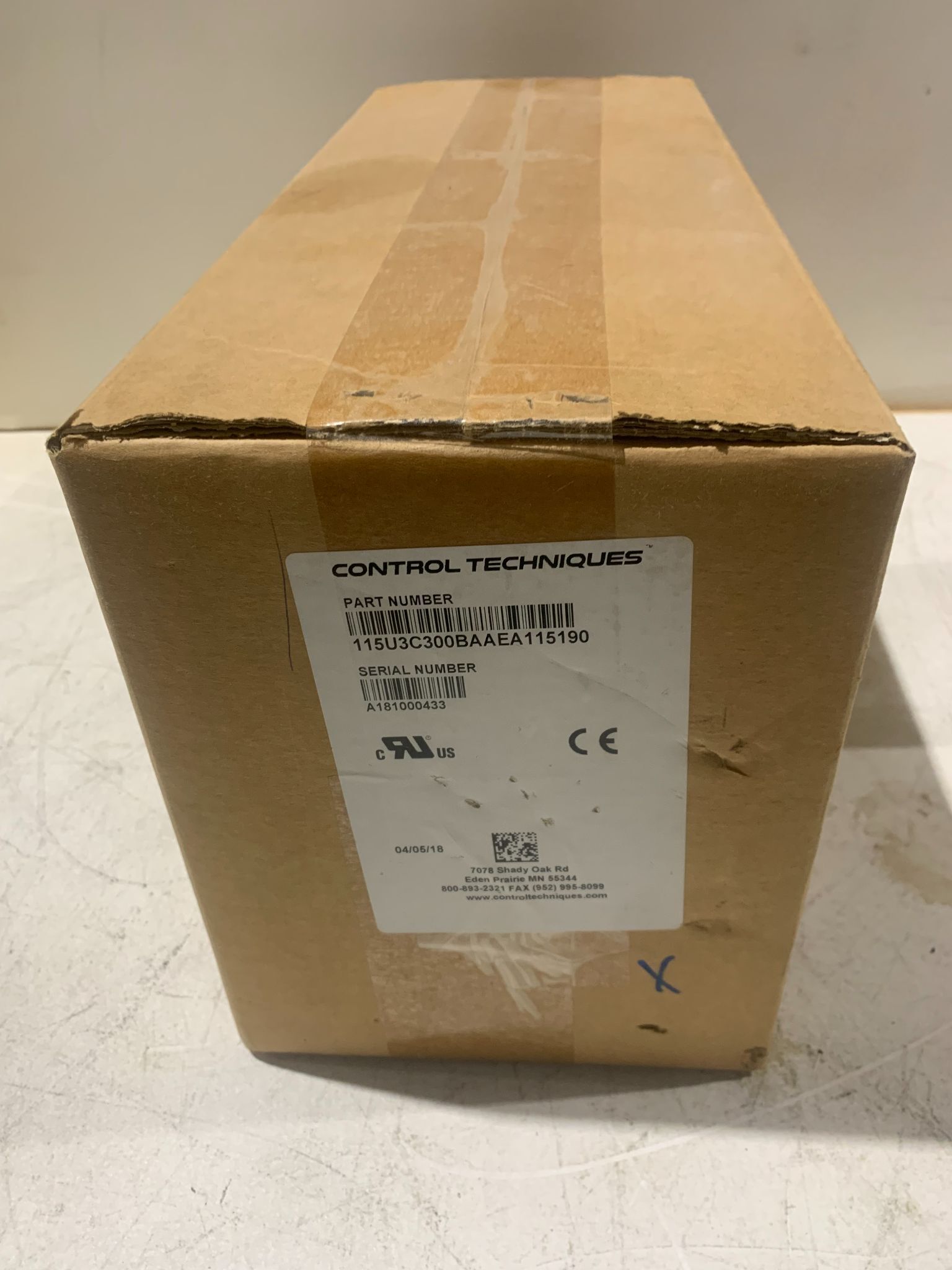 CONTROL TECHNIQUES SERVO MOTOR 115U3C00BAAEA115190 NEW 1
