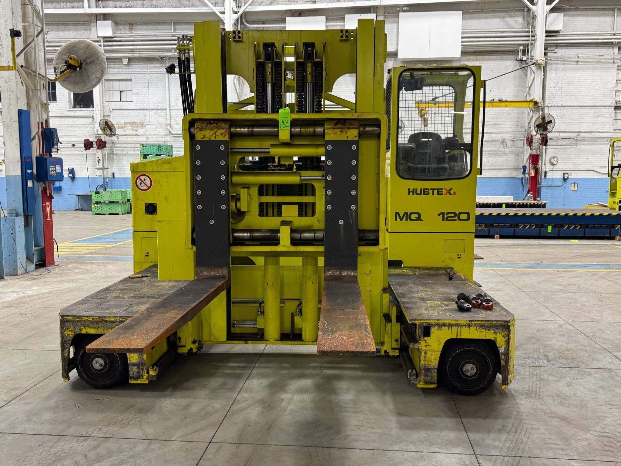 Hubtex MQ120 Series 25K Capacity Electric Side Loader W/ New Battery 0
