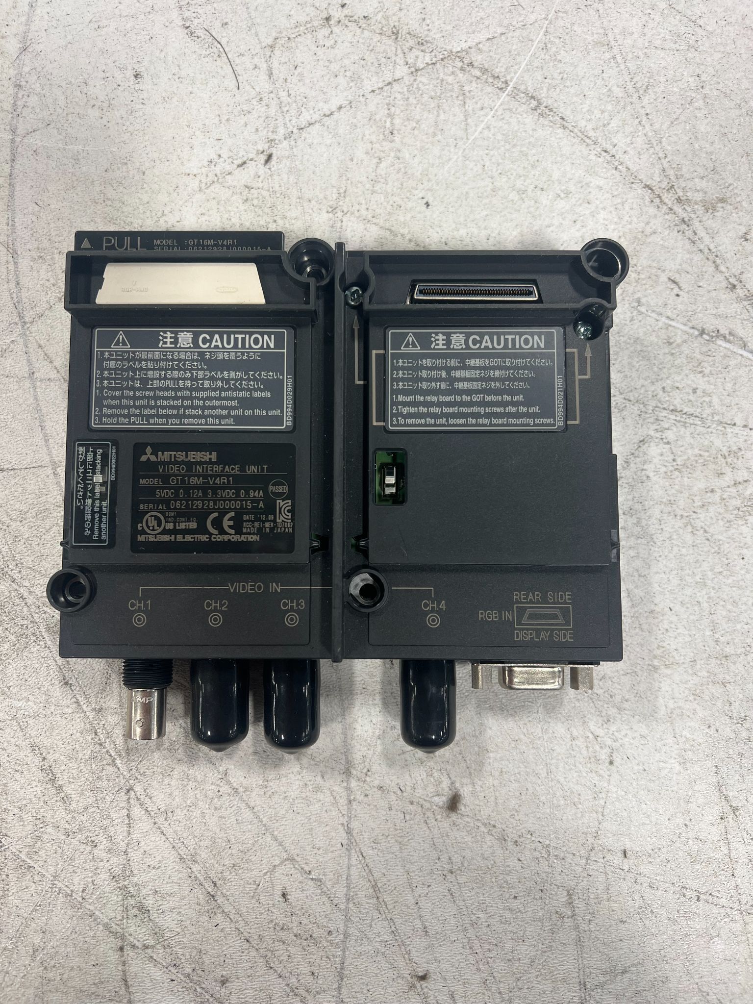 MITSUBISHI GT16M-V4R1 VIDEO INTERFACE UNIT USED 1