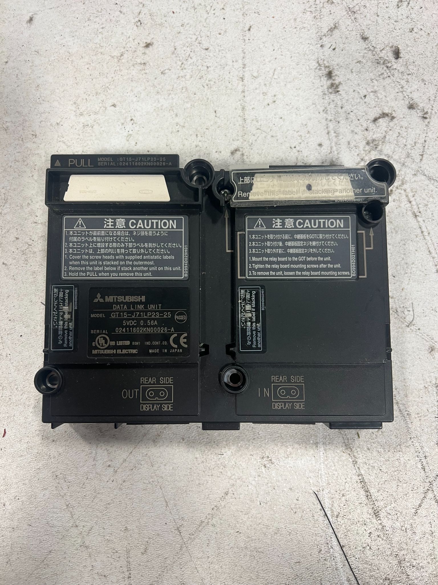MITSUBISHI GT15-J71LP23-25 COMMUNICATION UNITS USED 1