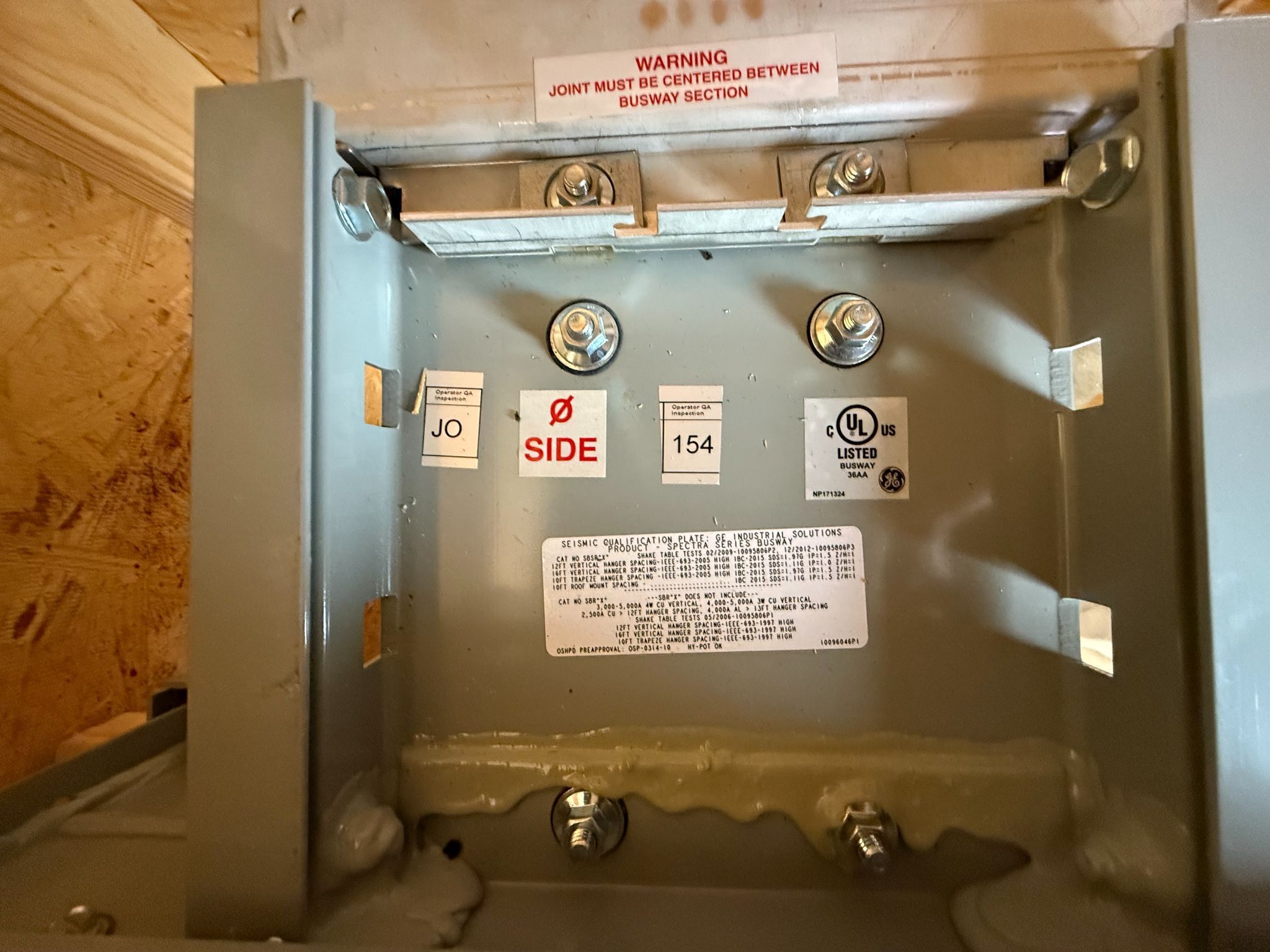 ABB 2500A Spectra Series Copper Expansion Joint SPSH, 600V, 3PH, 3G NEW 5