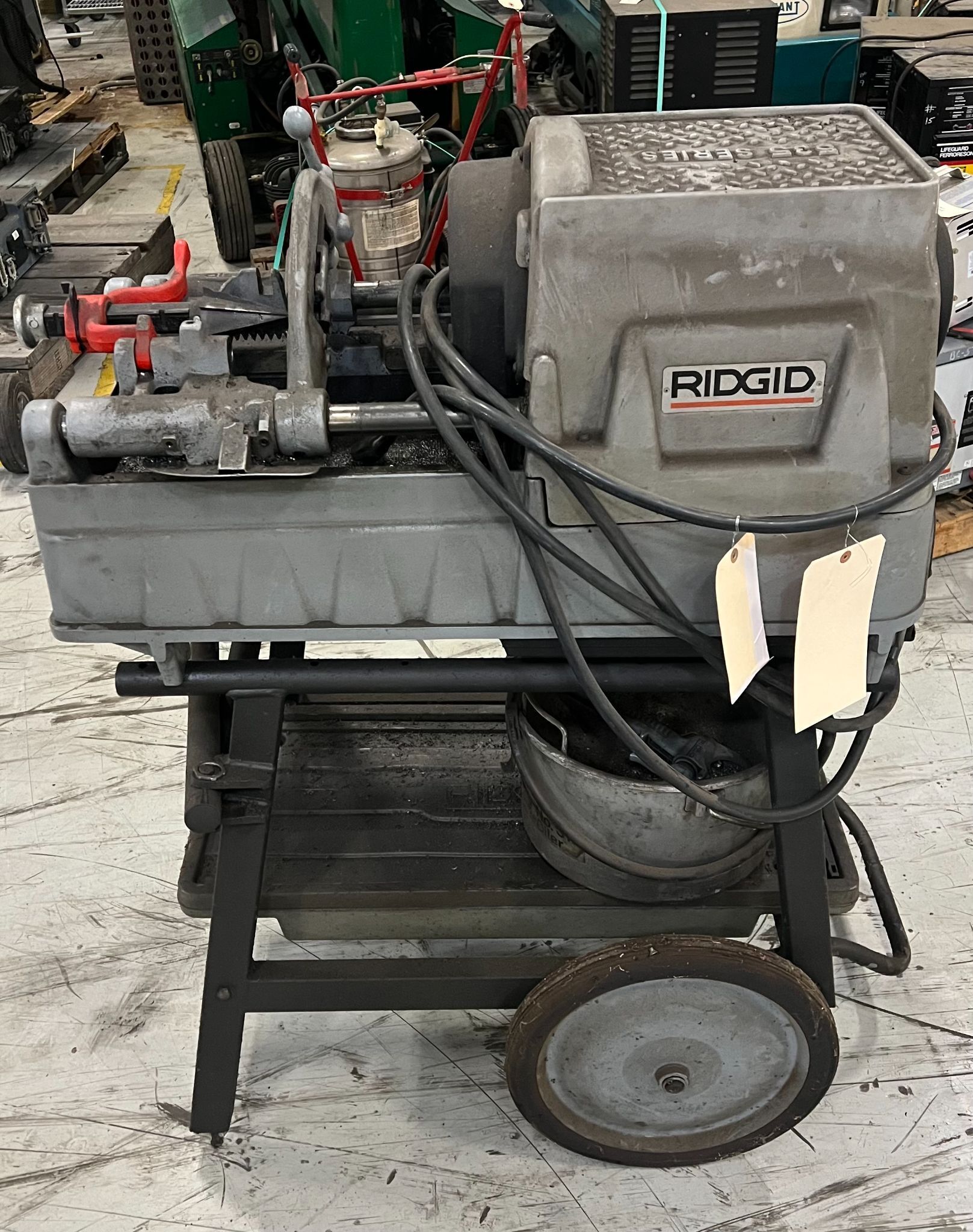 RIDGID 535-A AUTO CHUCK MACHINE USED 3