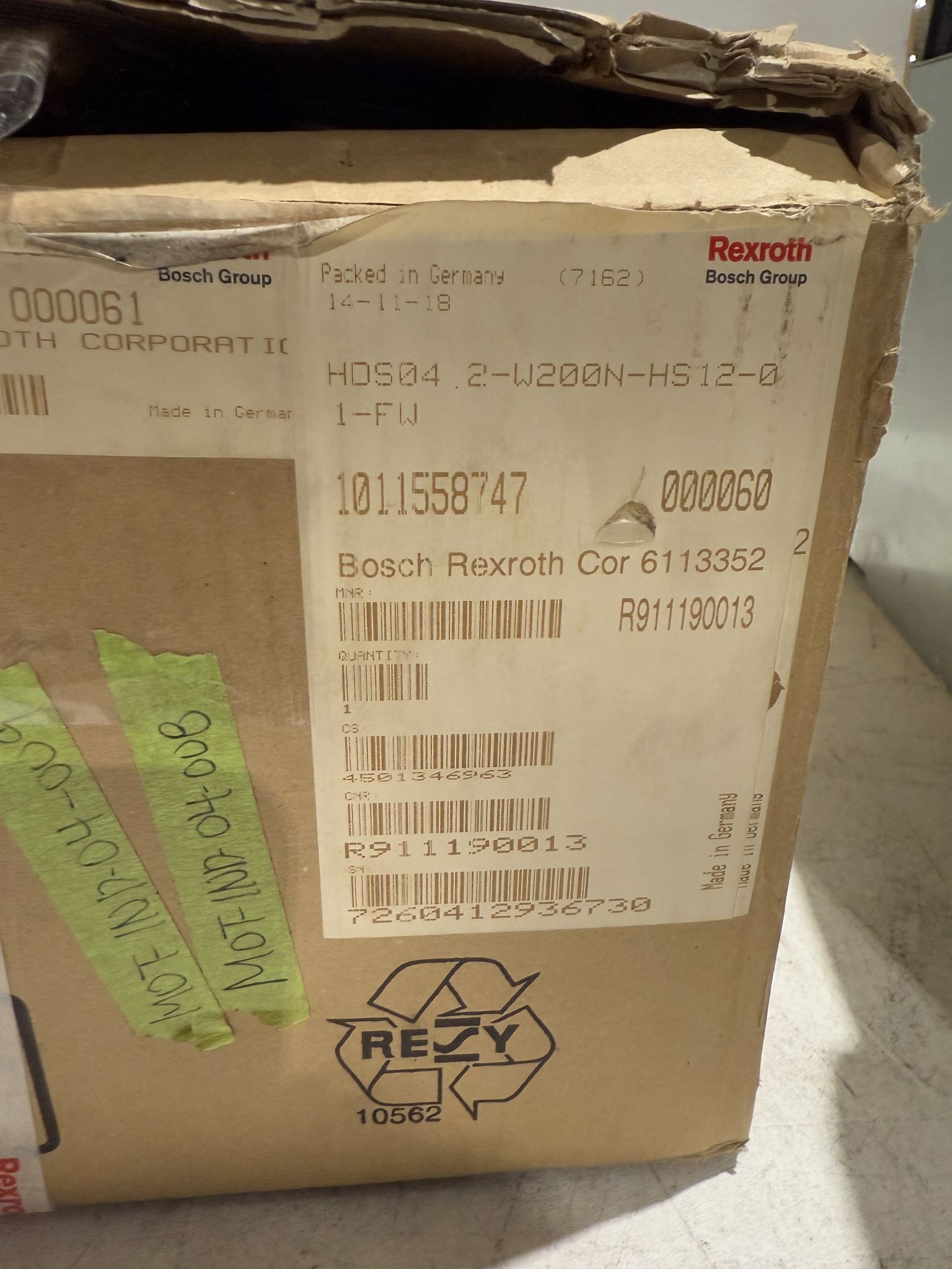 REXROTH HDS04.2-W200N-HS12-01-FW SERVO DRIVE/SERVO CONTROL SUPPLIES NEW WITH BOX 3