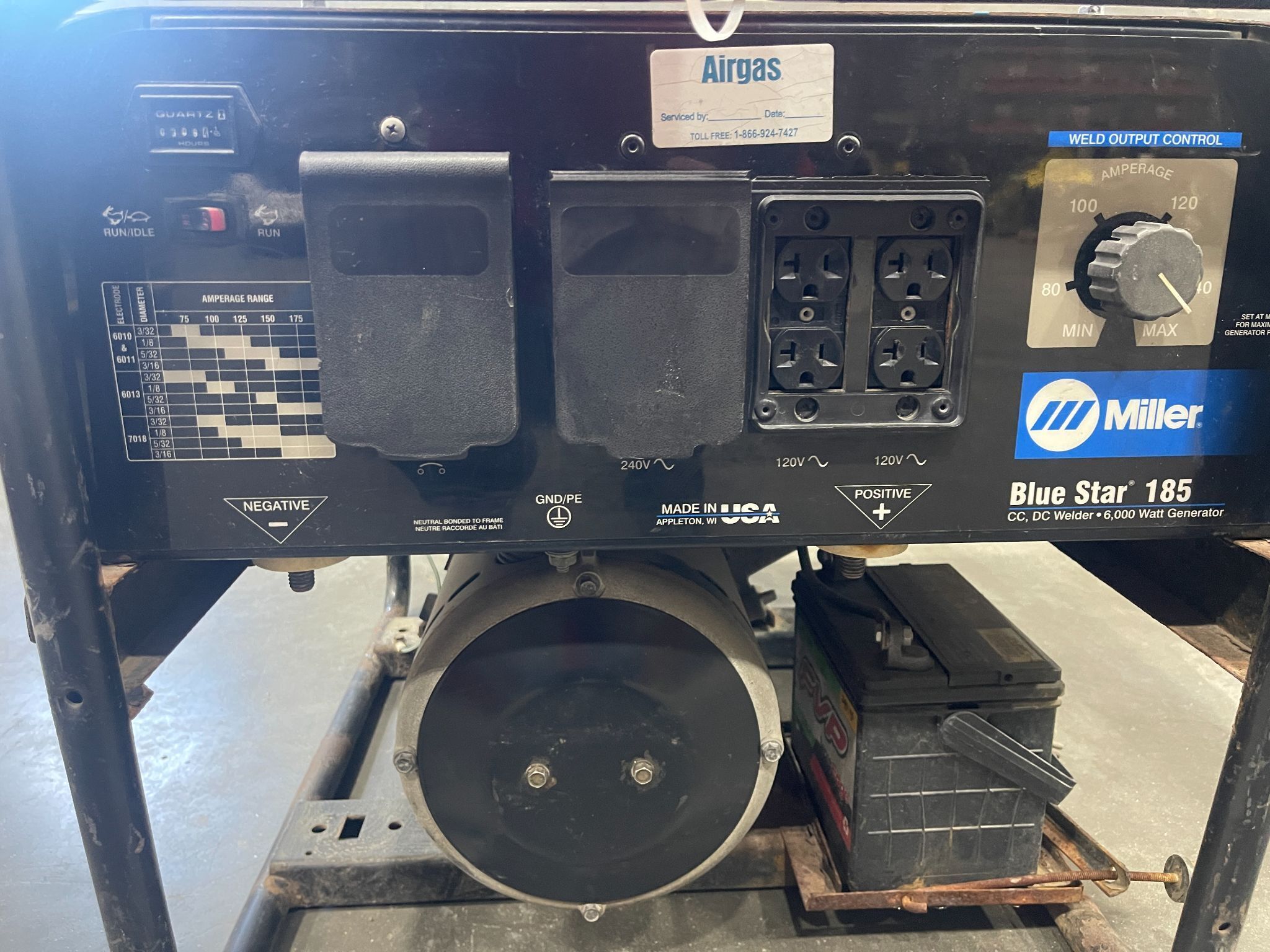 MILLER BLUE STAR 185 WELDER GENERATOR USED 2