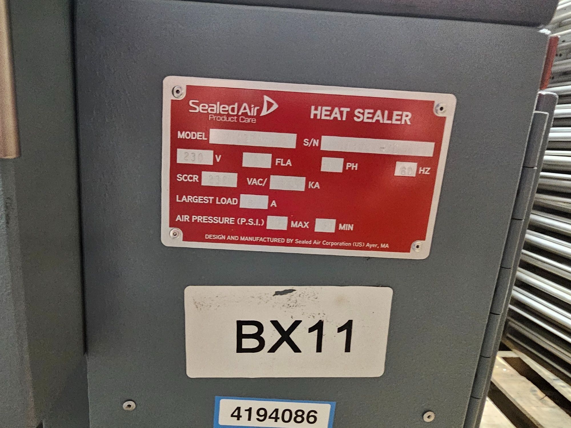 SEALED AIR A28A HEAT SEALER USED 3
