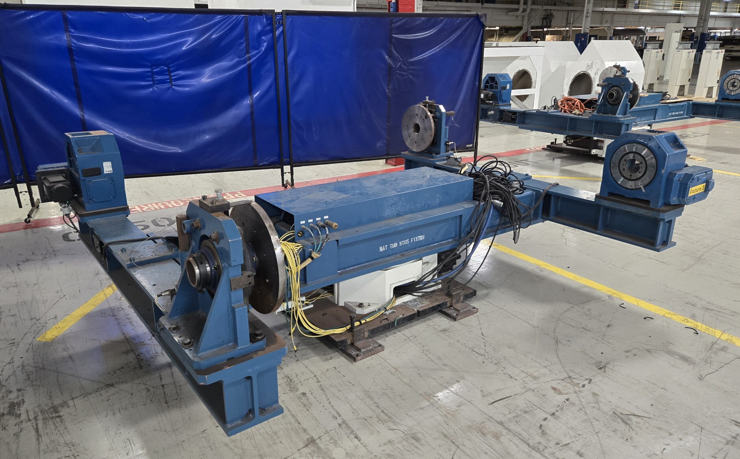 WEISS CR700 TURNTABLE WITH TRUNNIONS ASSEMBLY USED 1