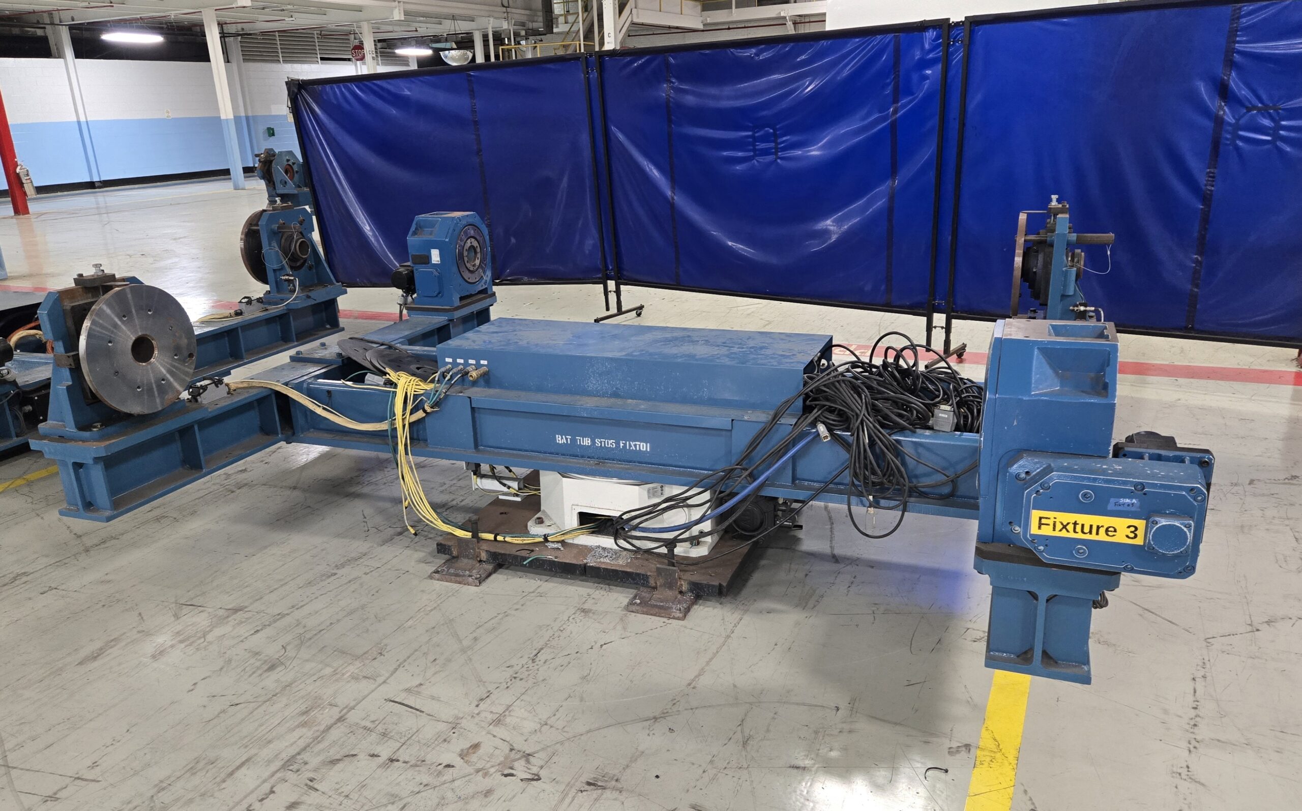 WEISS CR700 TURNTABLE WITH TRUNNIONS ASSEMBLY USED 2
