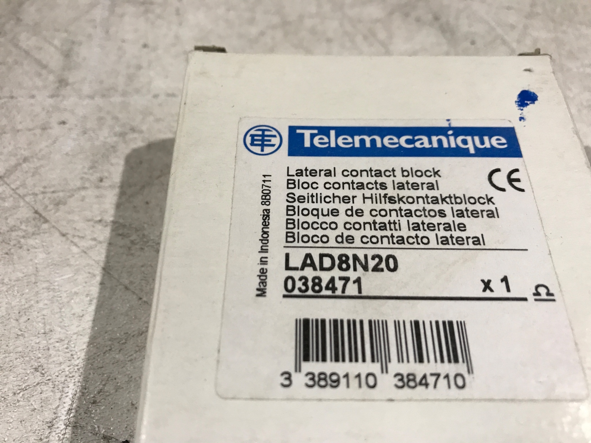 TELEMECANIQUE CONTACT BLOCK LAD8N20 NEW 1