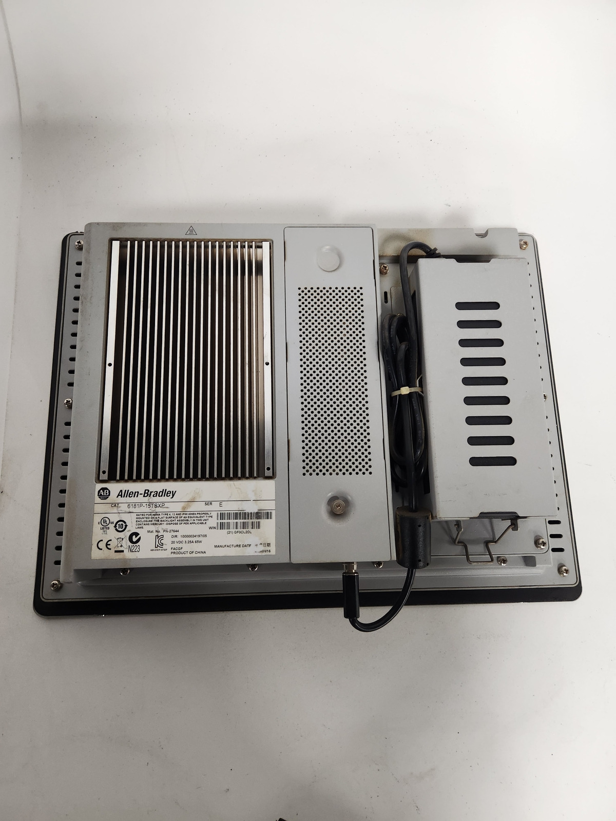 ALLEN BRADLEY VERSAVIEW 1500P 6181P-15TSXP/E WORKING USED 3