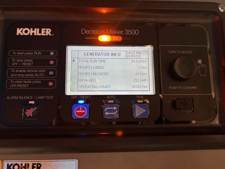 Kohler Power Systems Towable Generator 125REZGT / GM99497-GA1 USED 3