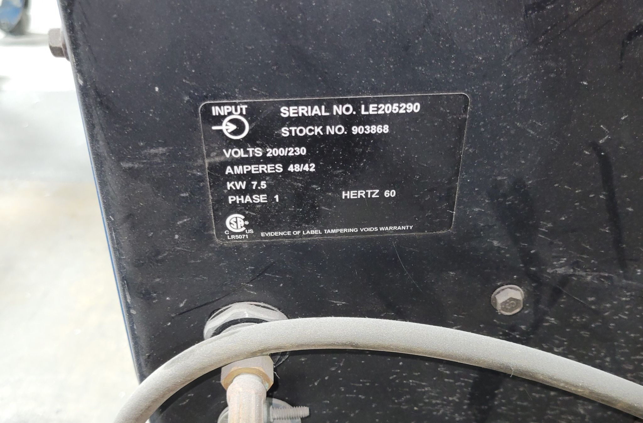 MILLER MILLERMATIC 251 WELDER USED 5