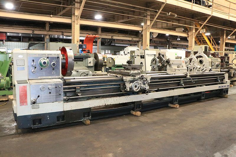 1970's MAZAK 30-200 HEAVY DUTY ENGINE LATHE USED 1