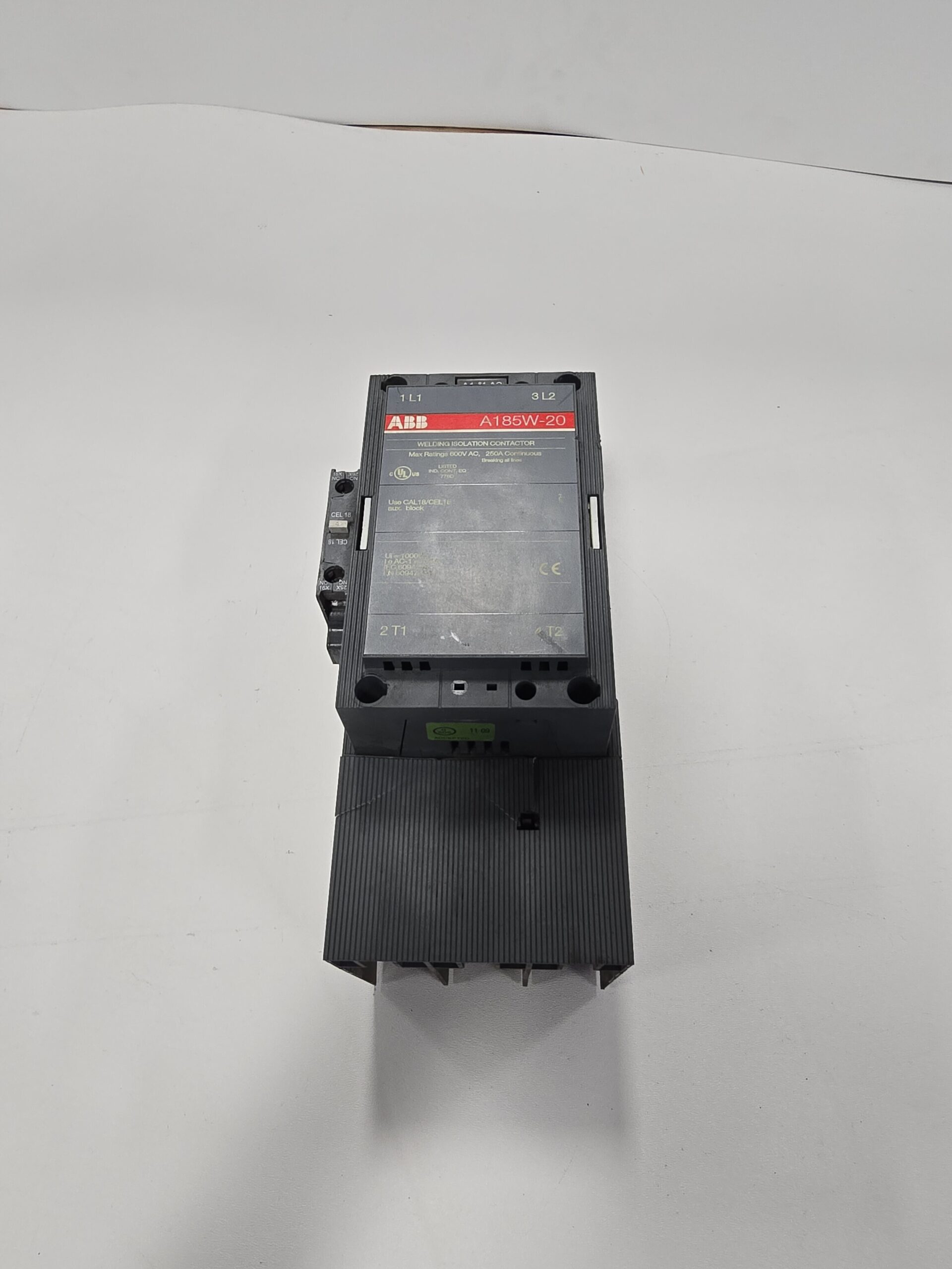 ABB A185W-20 WELDING ISOLATION CONTACTOR USED 1