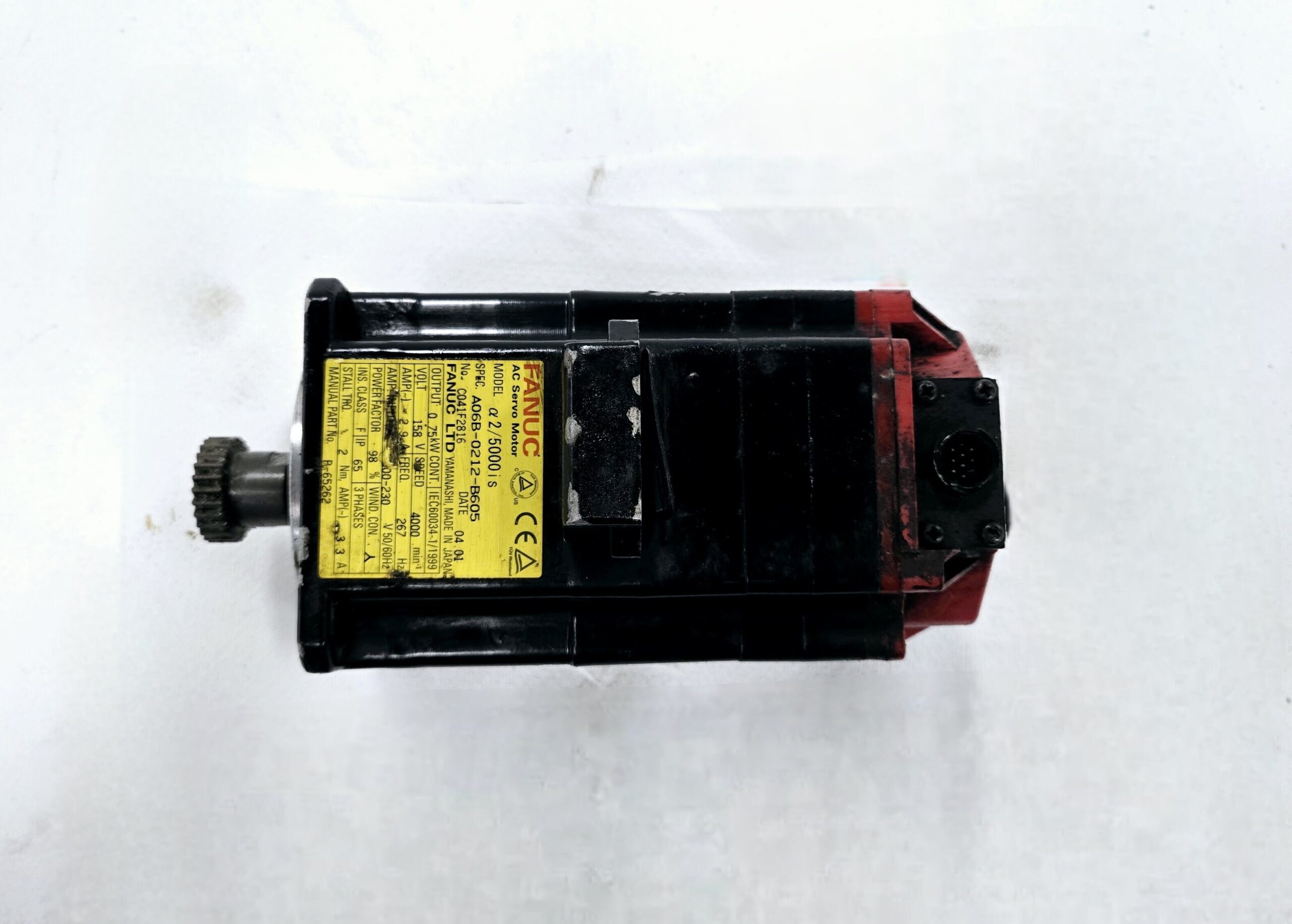 FANUC A06B-0212-B605 Servo Motor USED 2