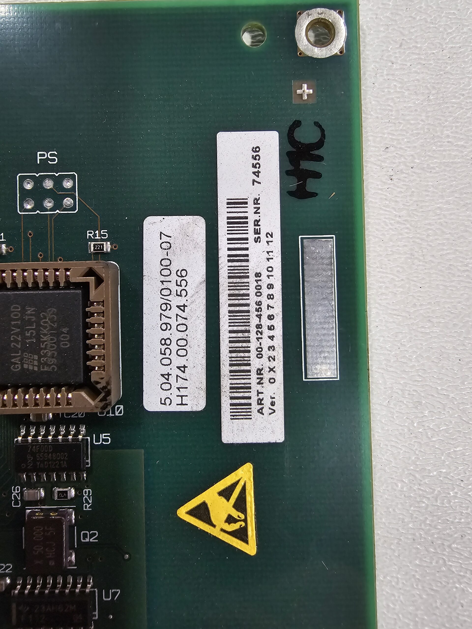 KUKA 71-039-276 KVGA KRC1 INTERFACE BOARD USED 1