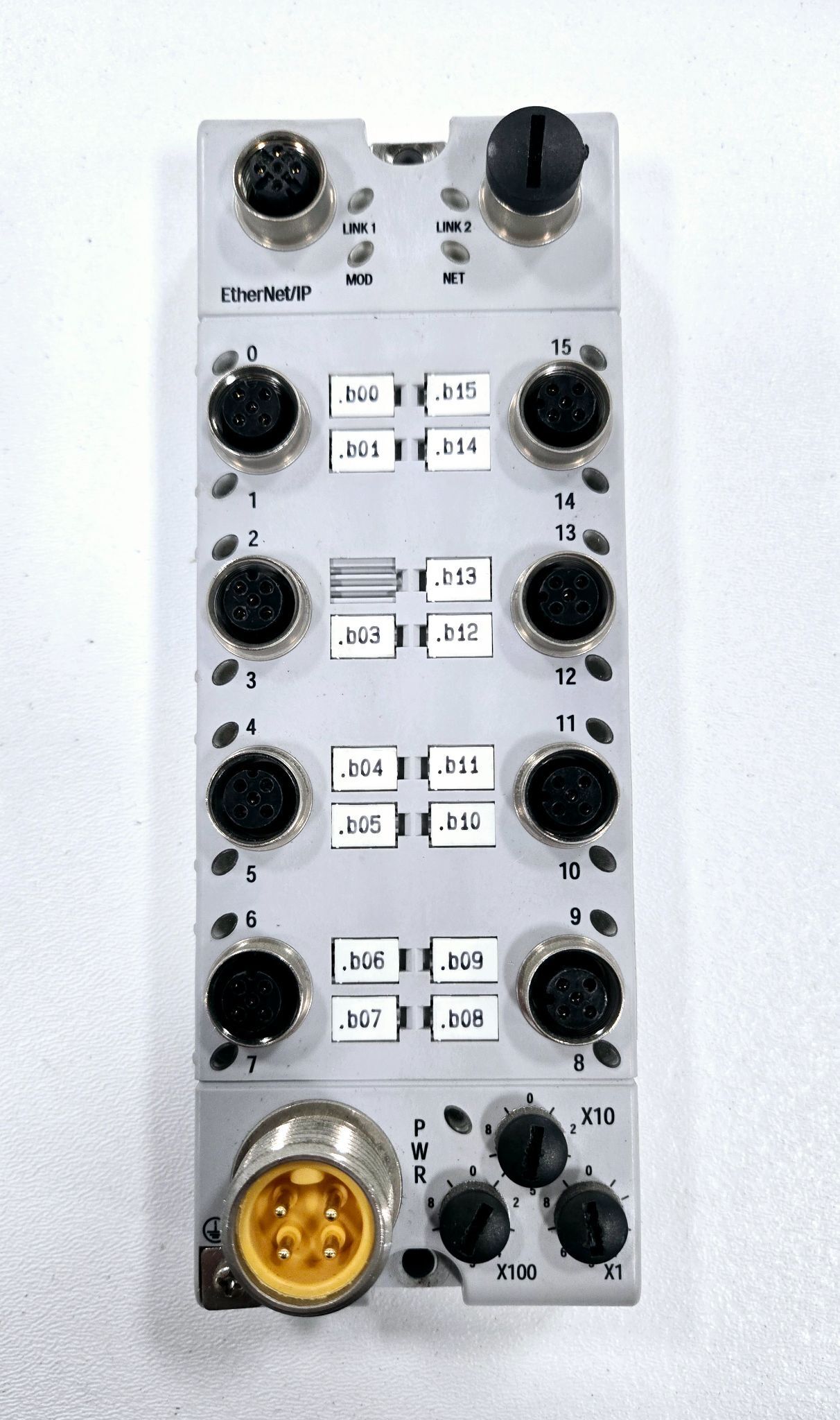 ALLEN BRADLEY 1732E-IB16M12DR SER A I/O MODULE USED 0