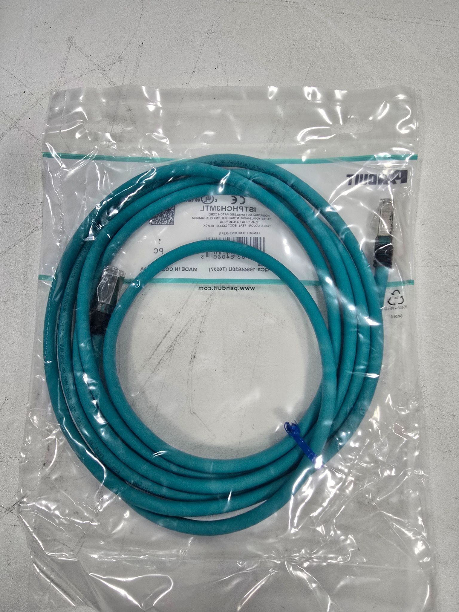 PANDUIT ISTPHCH3MTL ETHERNET CABLE NEW 2