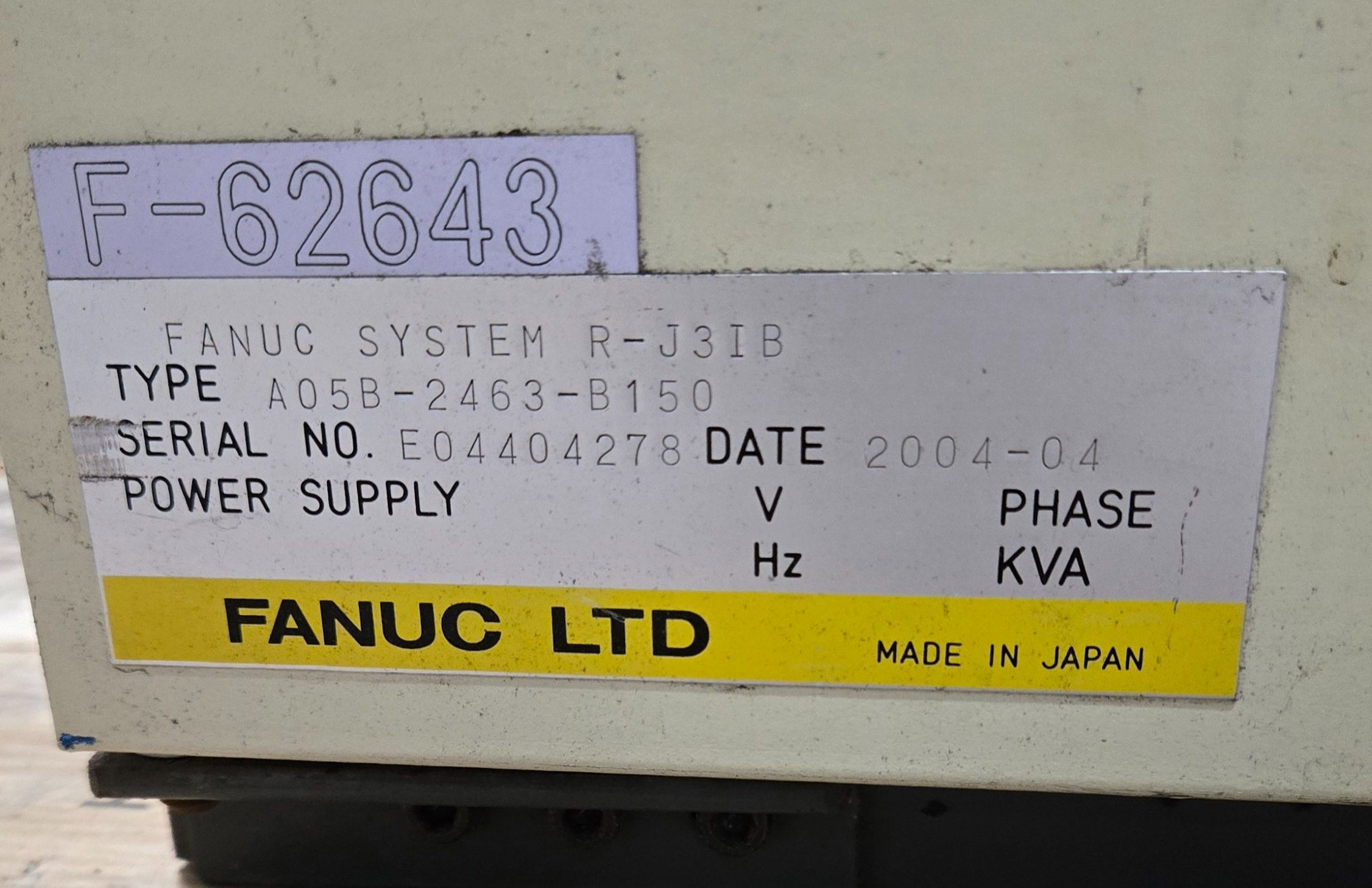 FANUC M-16IB/20 + R-J3IB ROBOT ARM AND CONTROL PANEL USED 12