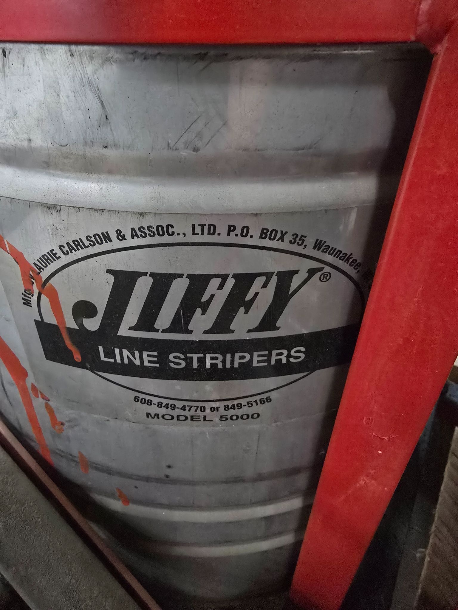 JIFFY 5000 LINE STRIPER USED 5