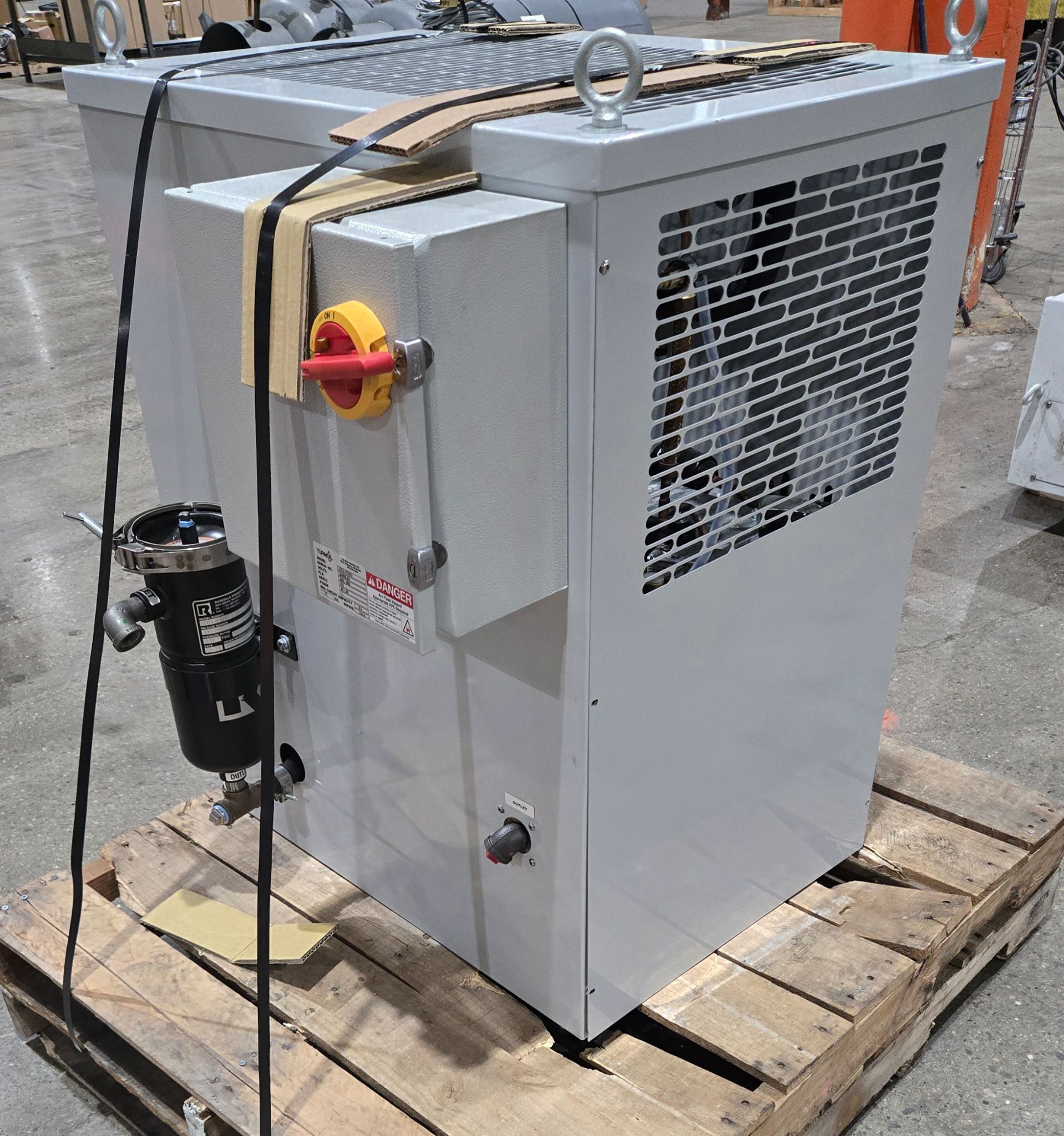 TURMOIL OCO-75 RO OIL CHILLER 230V 10.4 FLA 134a REFRIGERANT USED 1