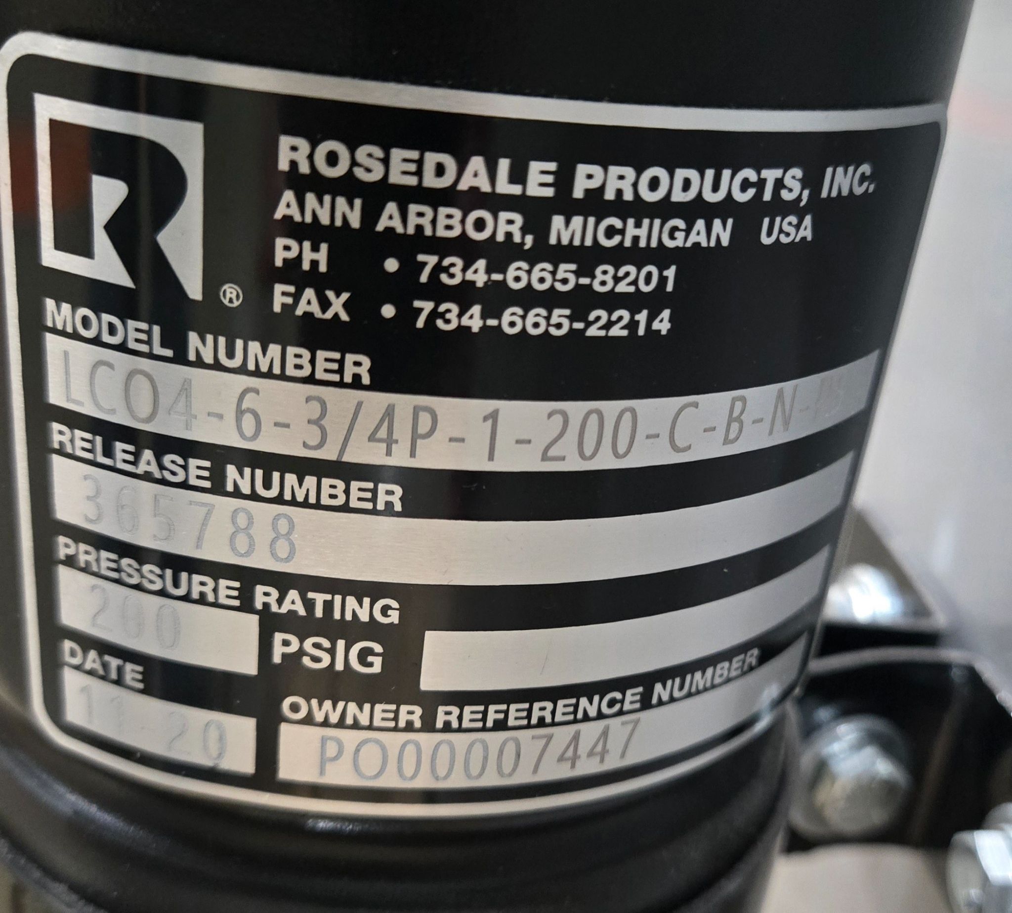 TURMOIL OCO-75 RO OIL CHILLER 230V 10.4 FLA 134a REFRIGERANT USED 7