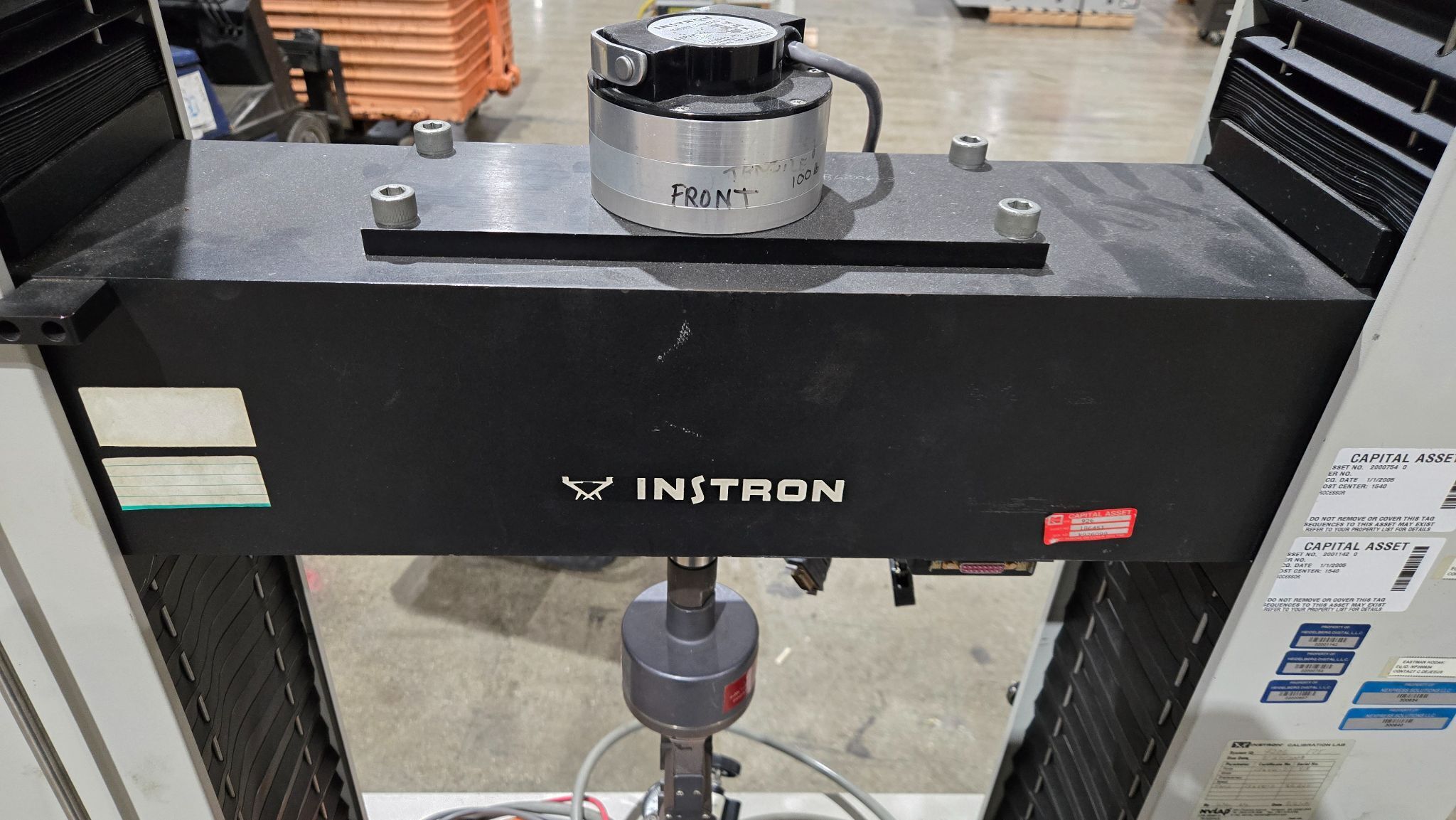 INSTRON 4206 TENSION AND COMPRESSION TESTING MACHINE USED 4